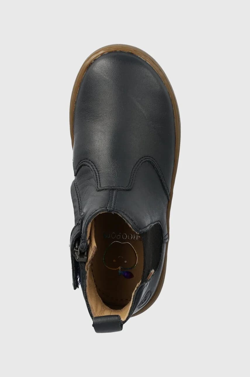 Детские кожаные ботинки челси - фото 4