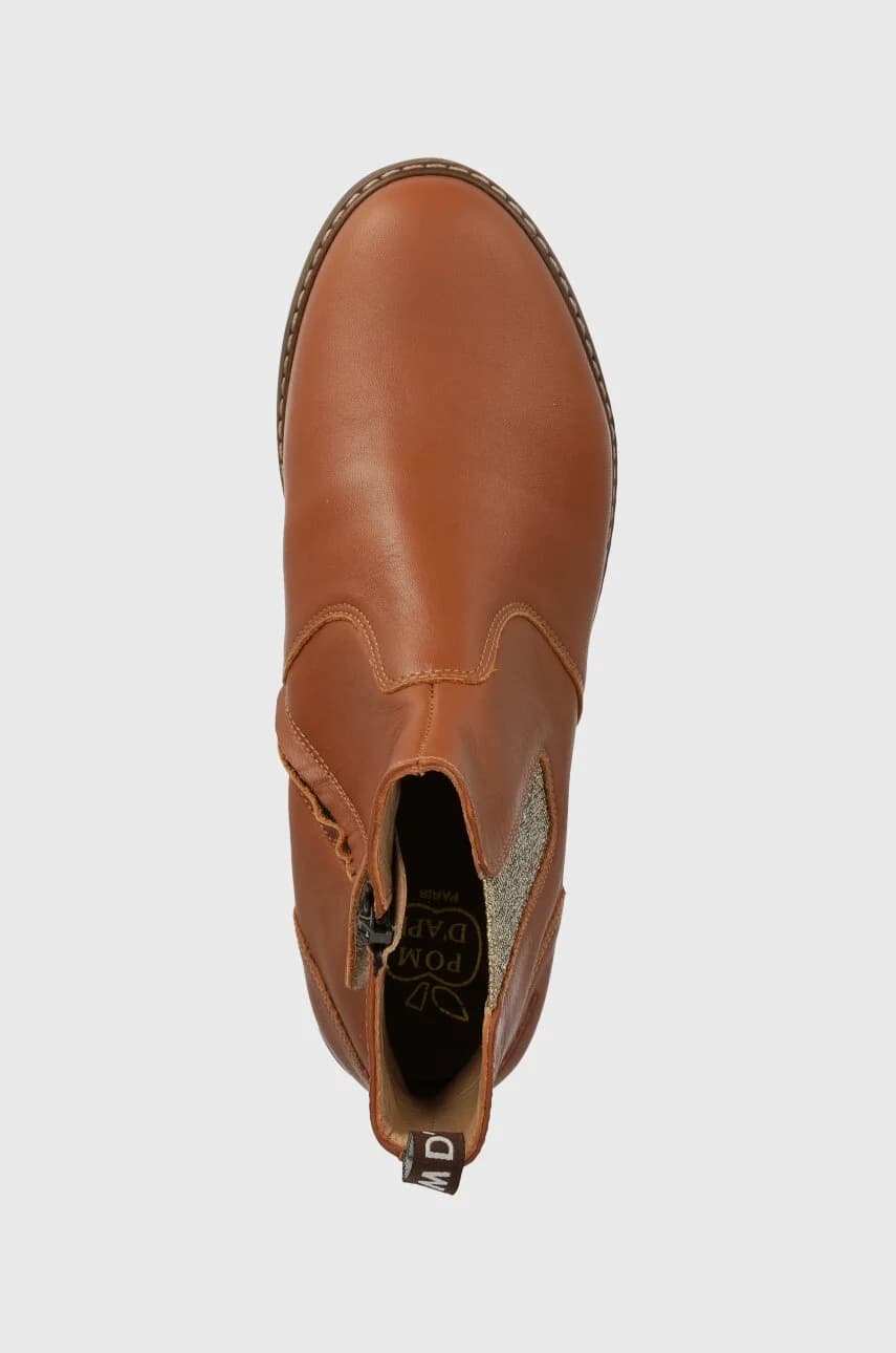 Детские кожаные ботинки челси CITY JODZIP - фото 4