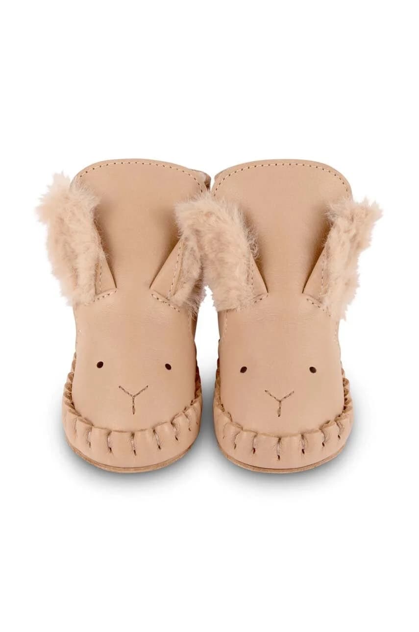 Kapi Exclusive Booties Fluffy Bunny кожаные детские туфли - фото 4