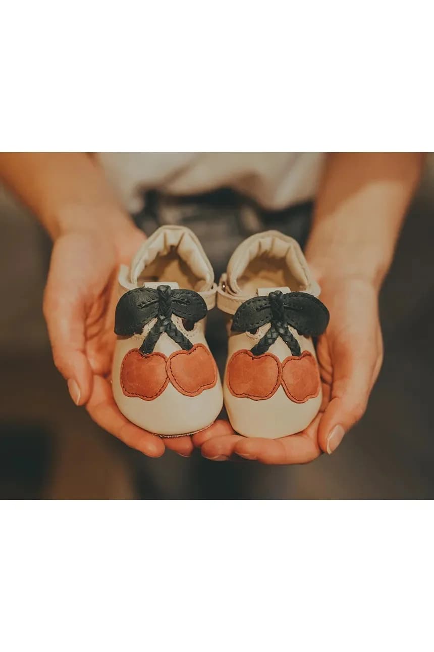 Nanoe Shoes Детская кожаная обувь вишневого цвета - фото 6