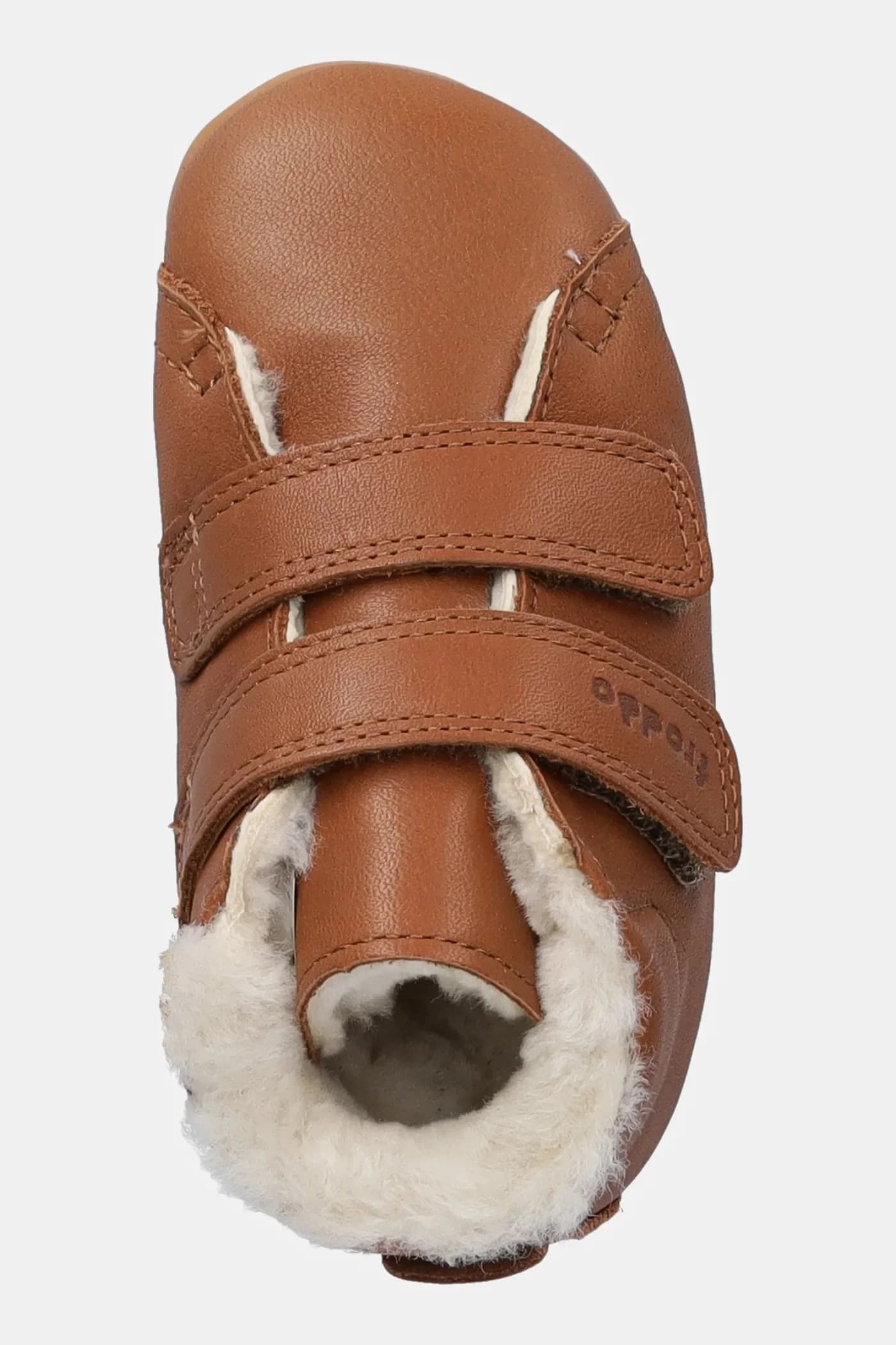 Детские кожаные туфли PREWALKERS FURRY BASIC - фото 4