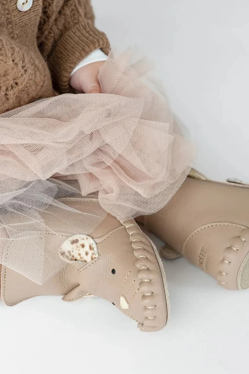 Кожаные детские туфли Kapi Exclusive Booties Mouse - фото 5