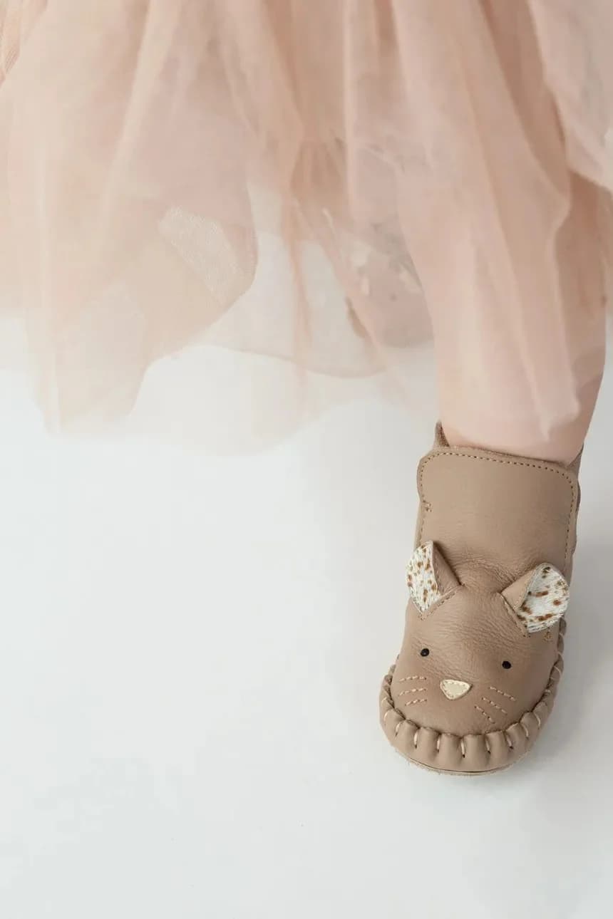 Кожаные детские туфли Kapi Exclusive Booties Mouse - фото 6