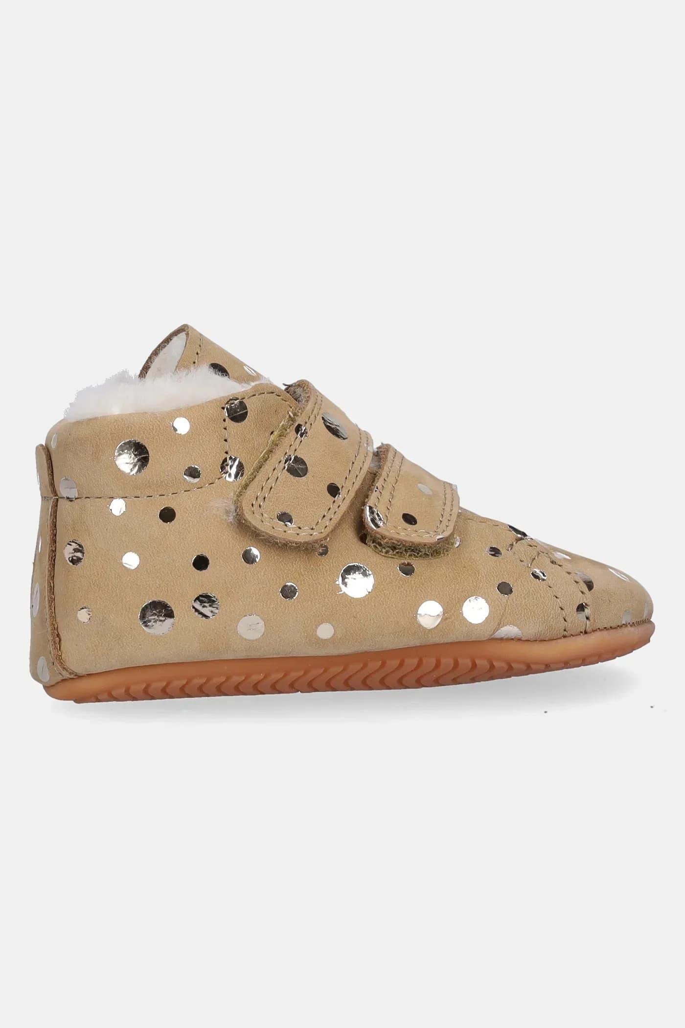 Детские кожаные туфли PREWALKERS FURRY BASIC - фото 2