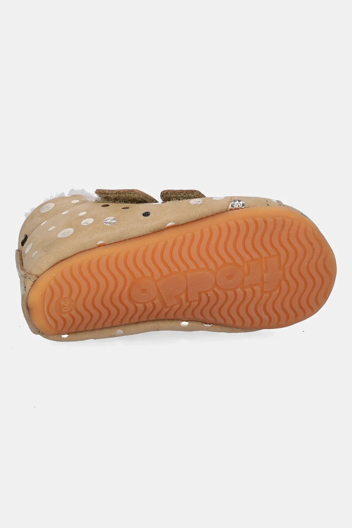 Детские кожаные туфли PREWALKERS FURRY BASIC - фото 5