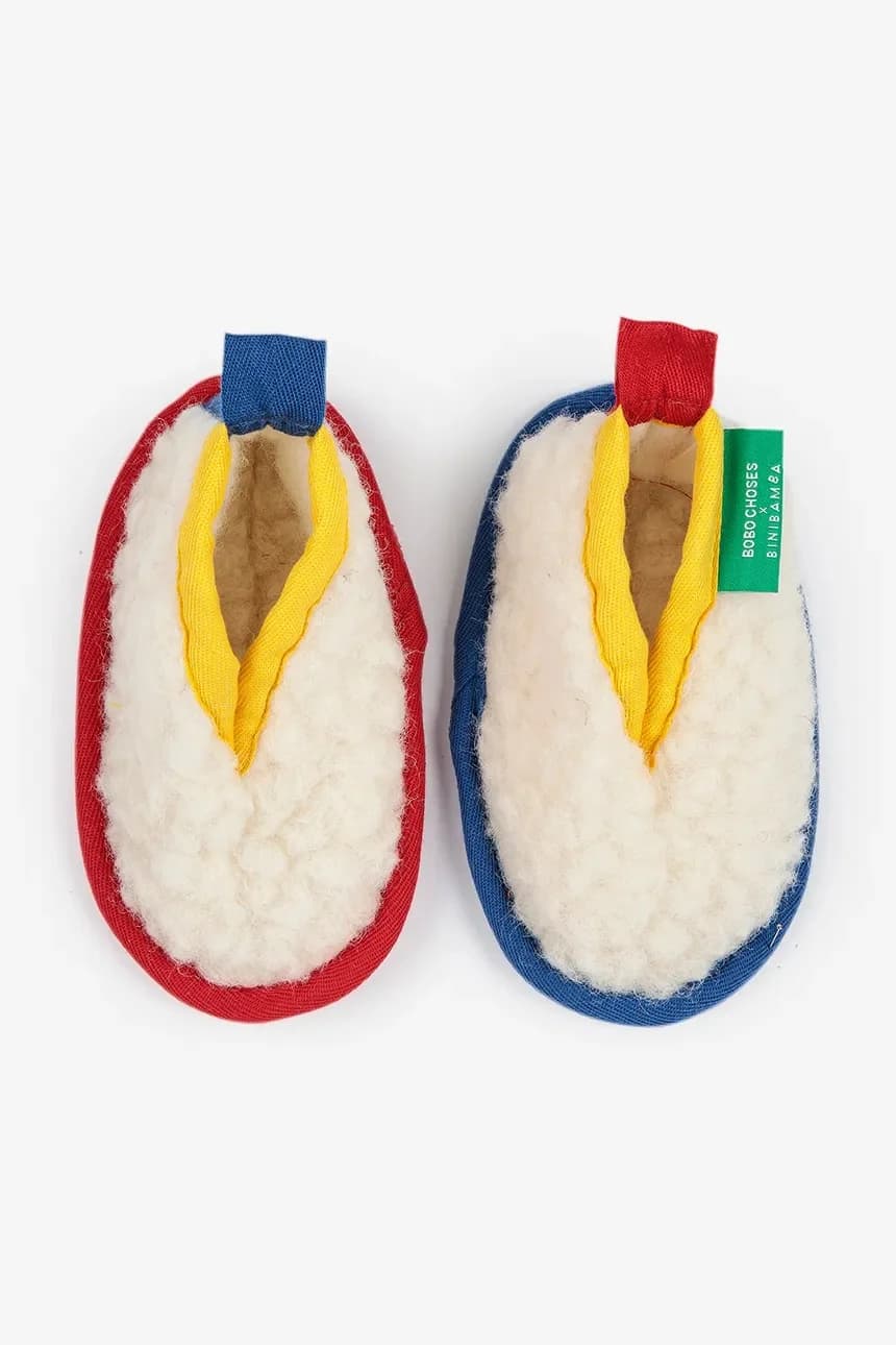 БИНИБАМБА детские шерстяные тапочки - фото 4
