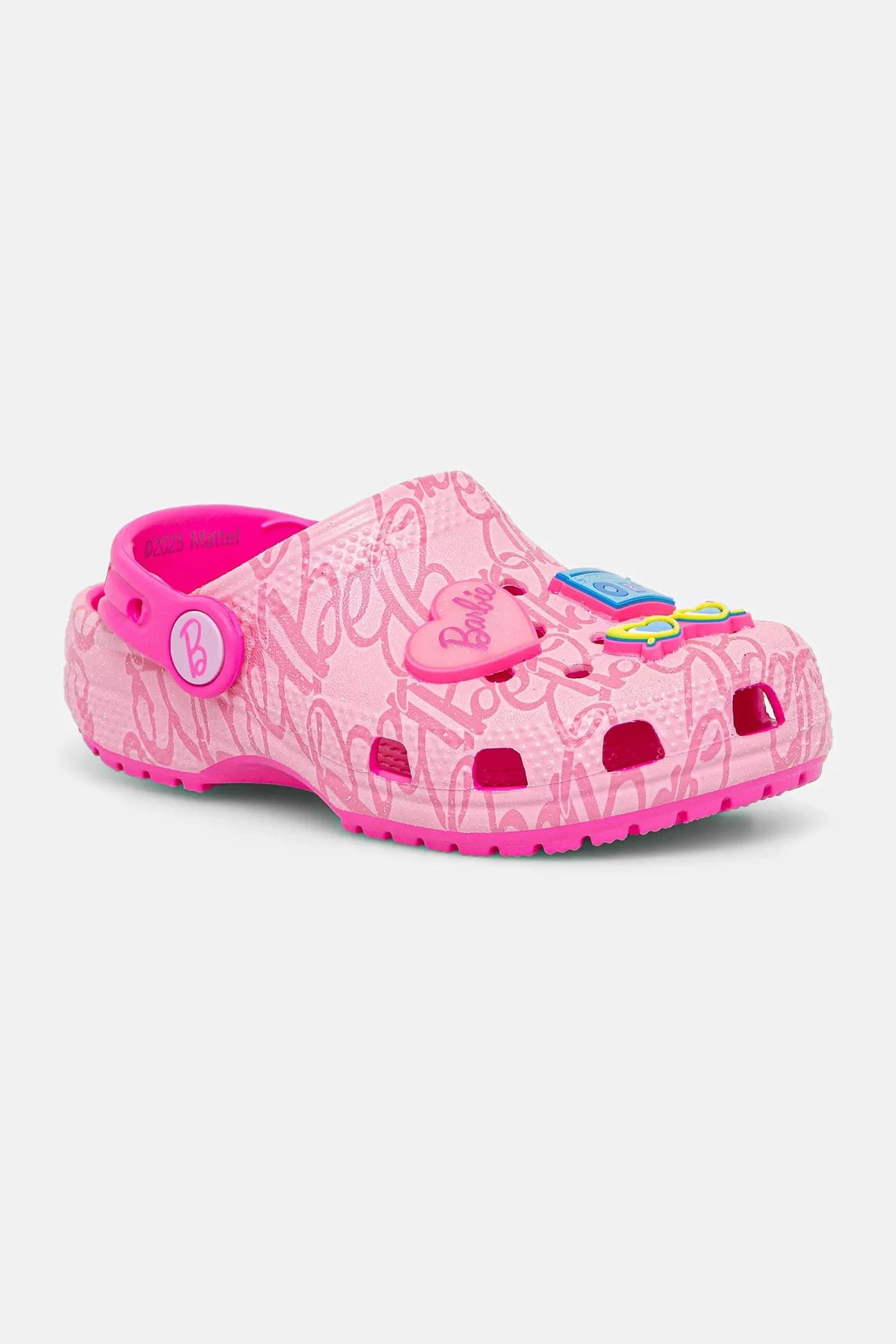 Детские тапочки Crocs CLASSIC MATTEL PINK BARBIE CLOG