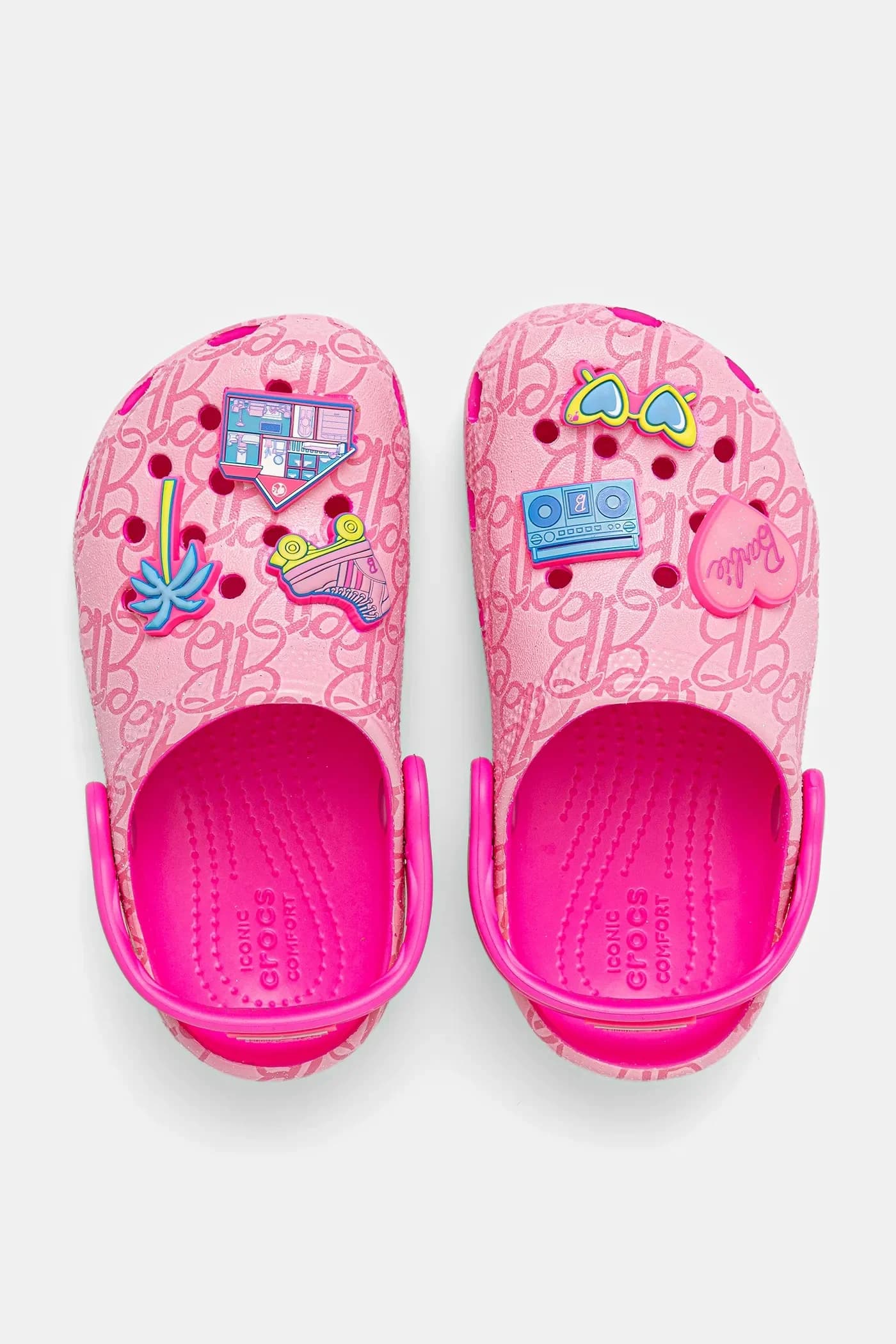 Детские тапочки Crocs CLASSIC MATTEL PINK BARBIE CLOG - фото 2