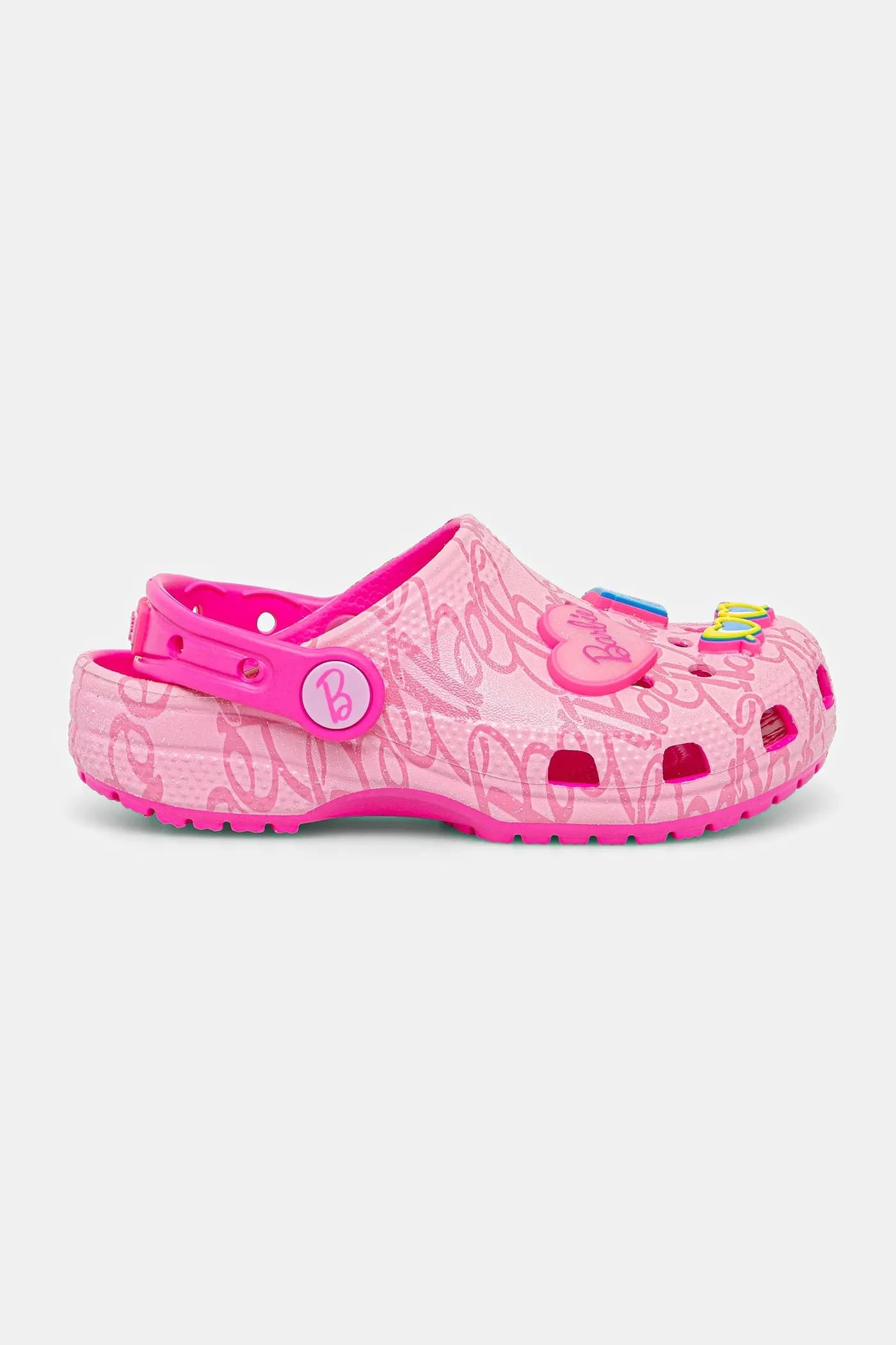 Детские тапочки Crocs CLASSIC MATTEL PINK BARBIE CLOG - фото 3