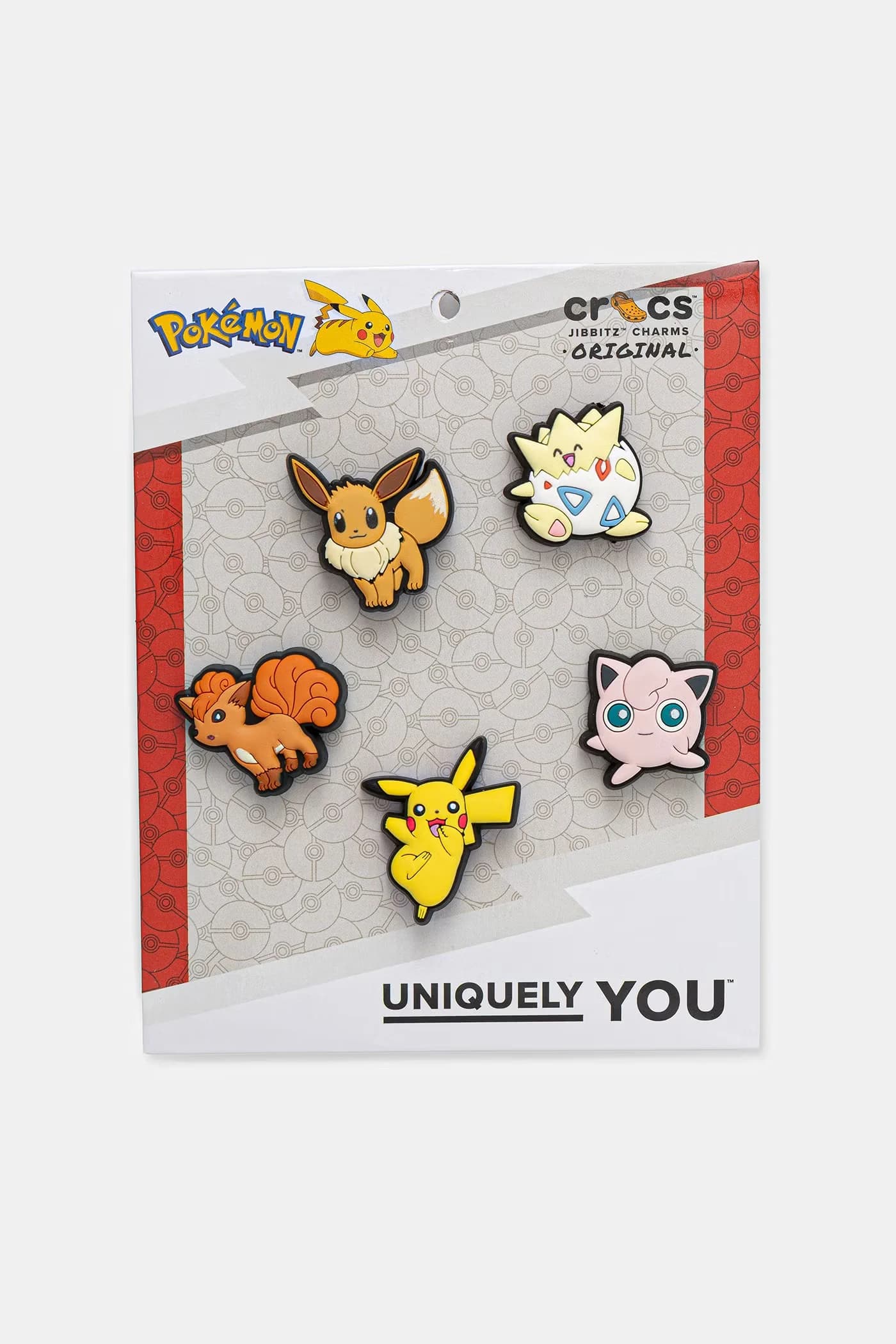 Набор детских булавок для обуви Pokemon Character, 5 шт.