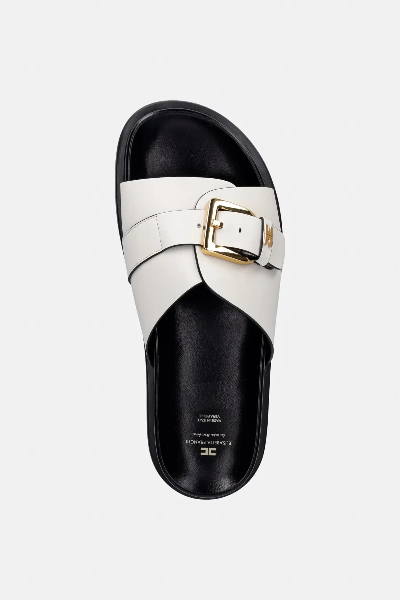 Детские кожаные шлепанцы - фото 4