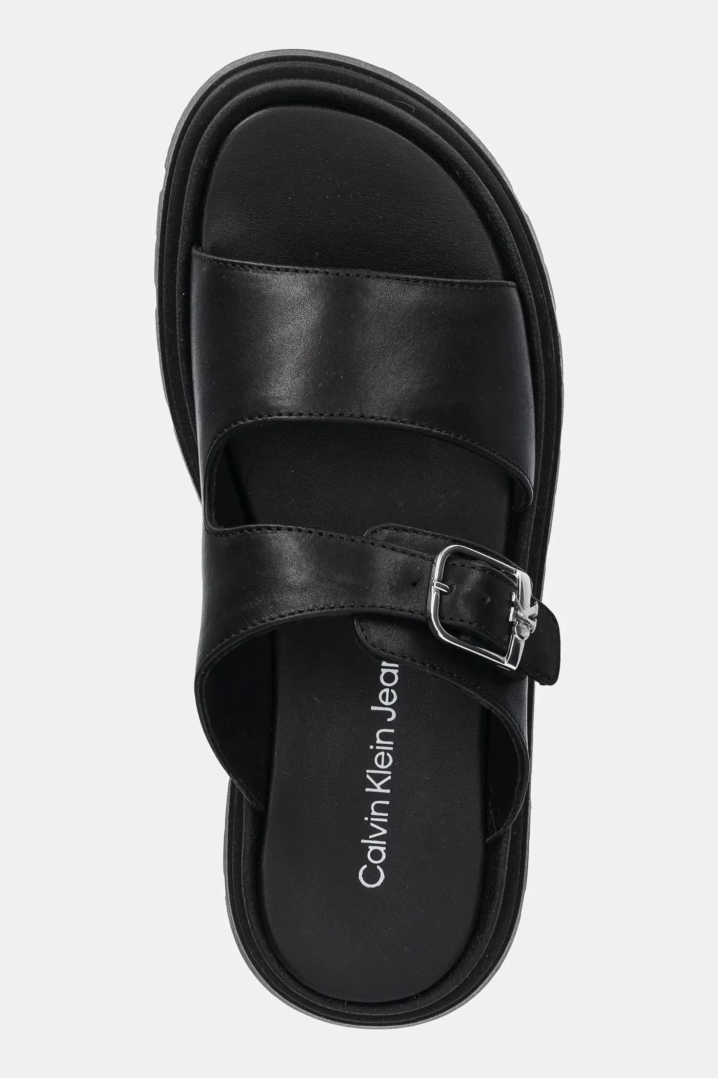 Детские кожаные шлепанцы - фото 4