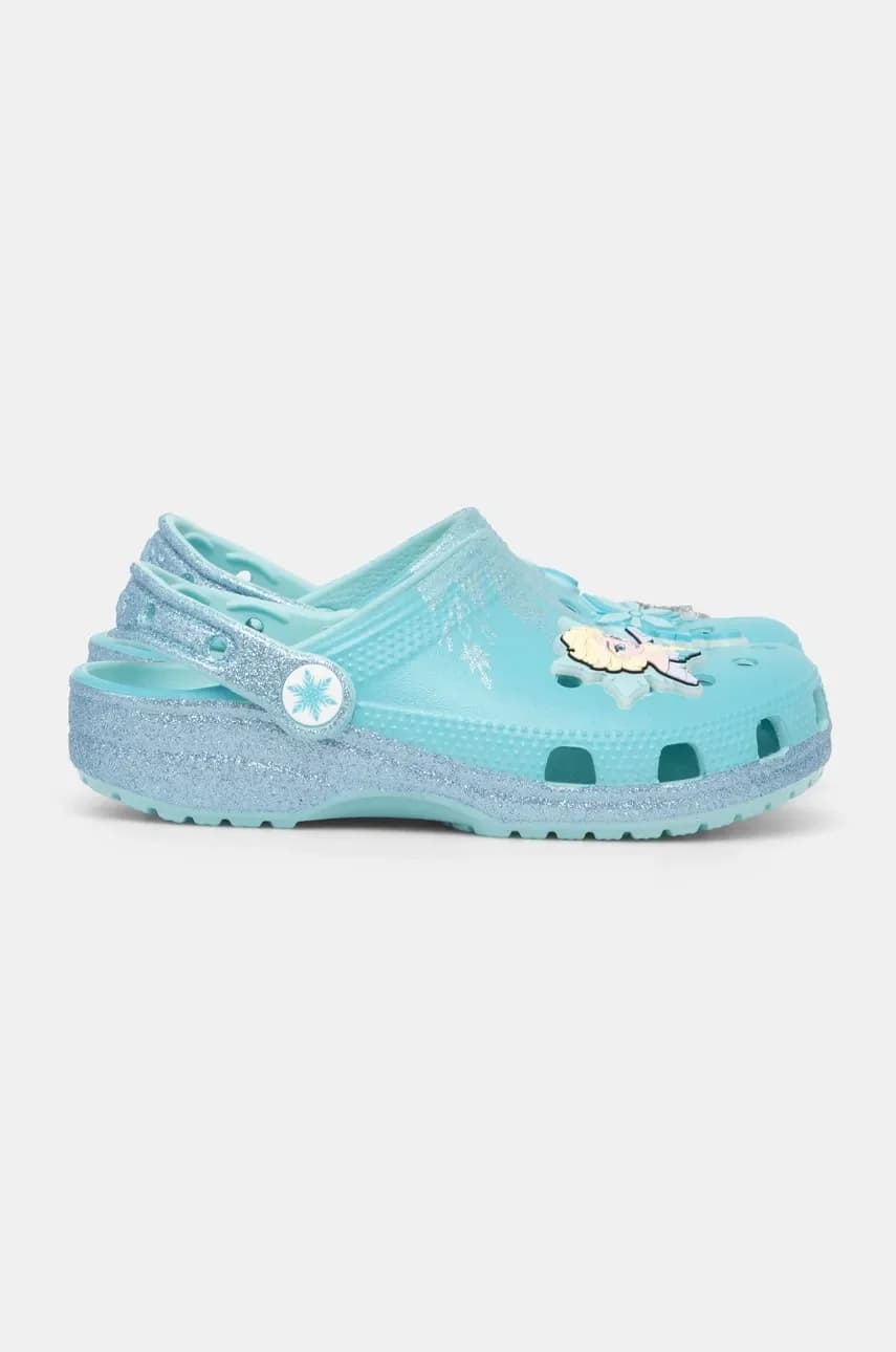 CROCSCLASSIC FROZEN ELSA CLOG детские тапочки - фото 2