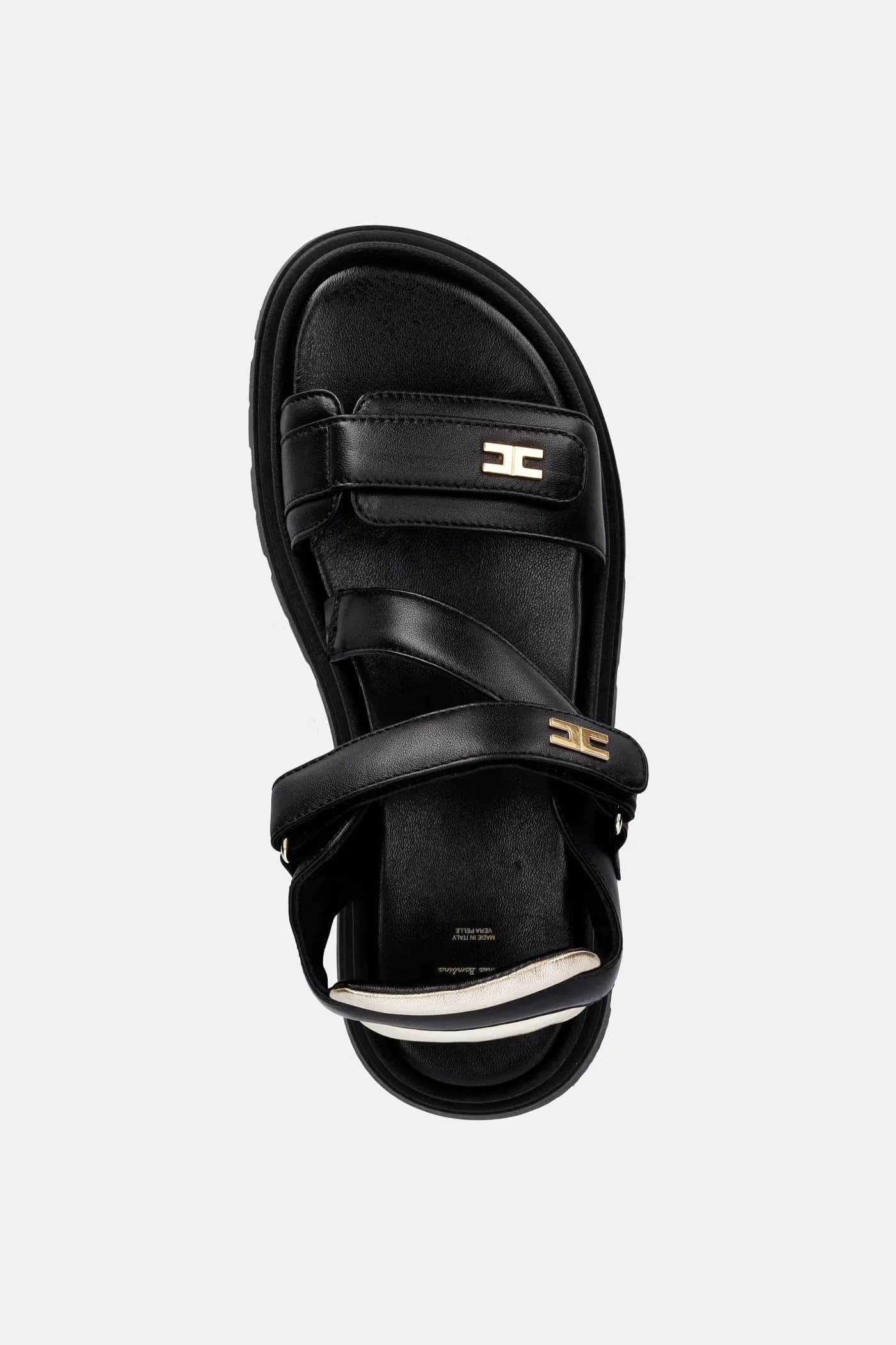 Детские кожаные сандалии - фото 4