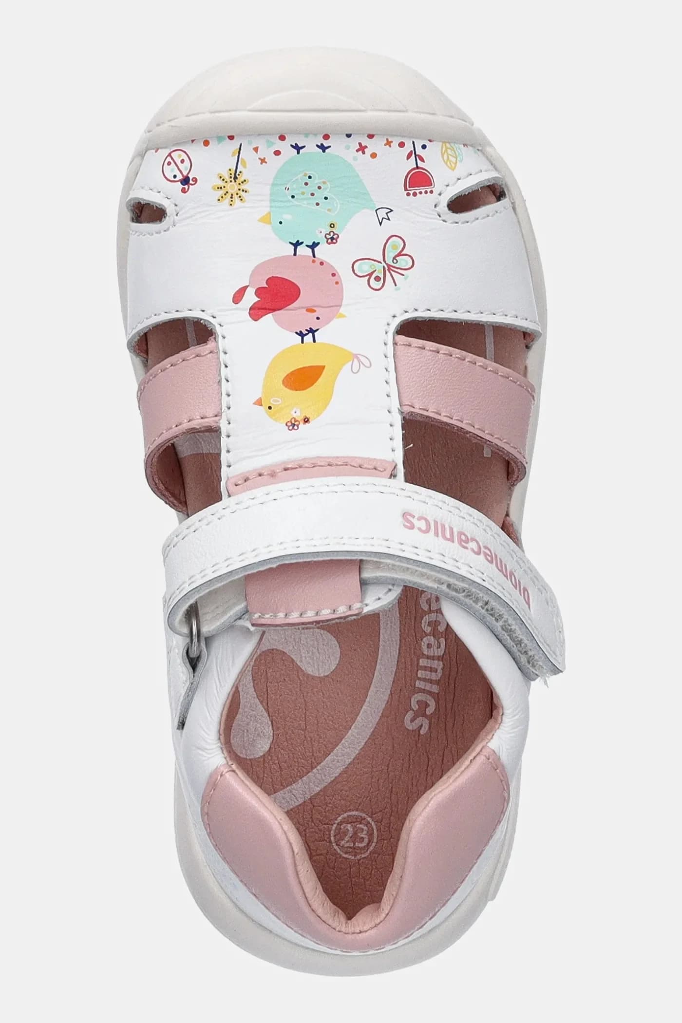 Детские кожаные сандалии - фото 4