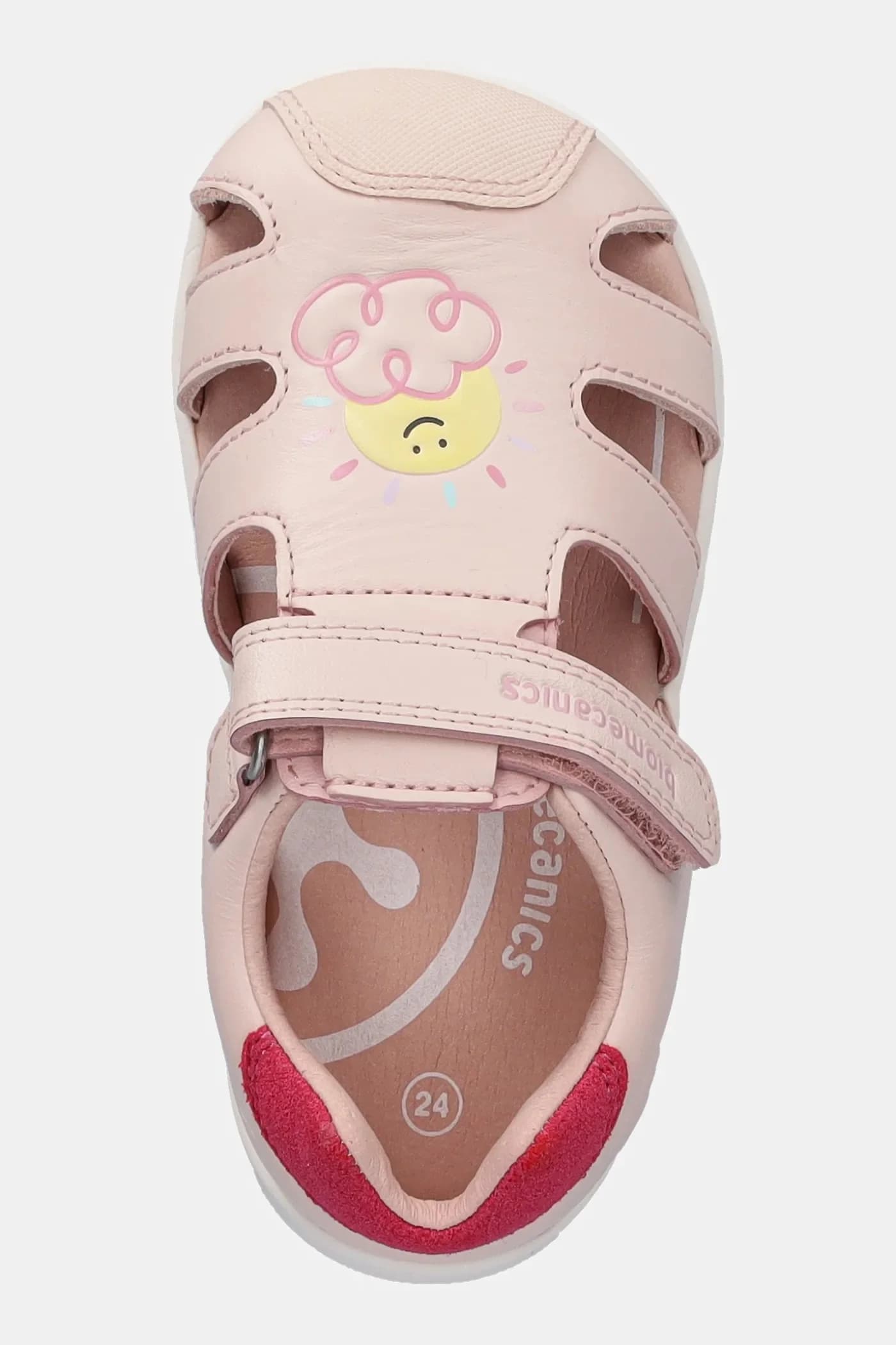 Детские кожаные сандалии - фото 4