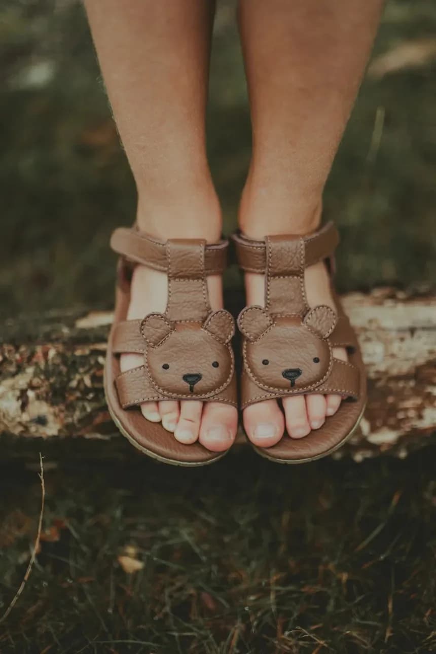 Dhalo Sandals Детские кожаные сандалии Bear