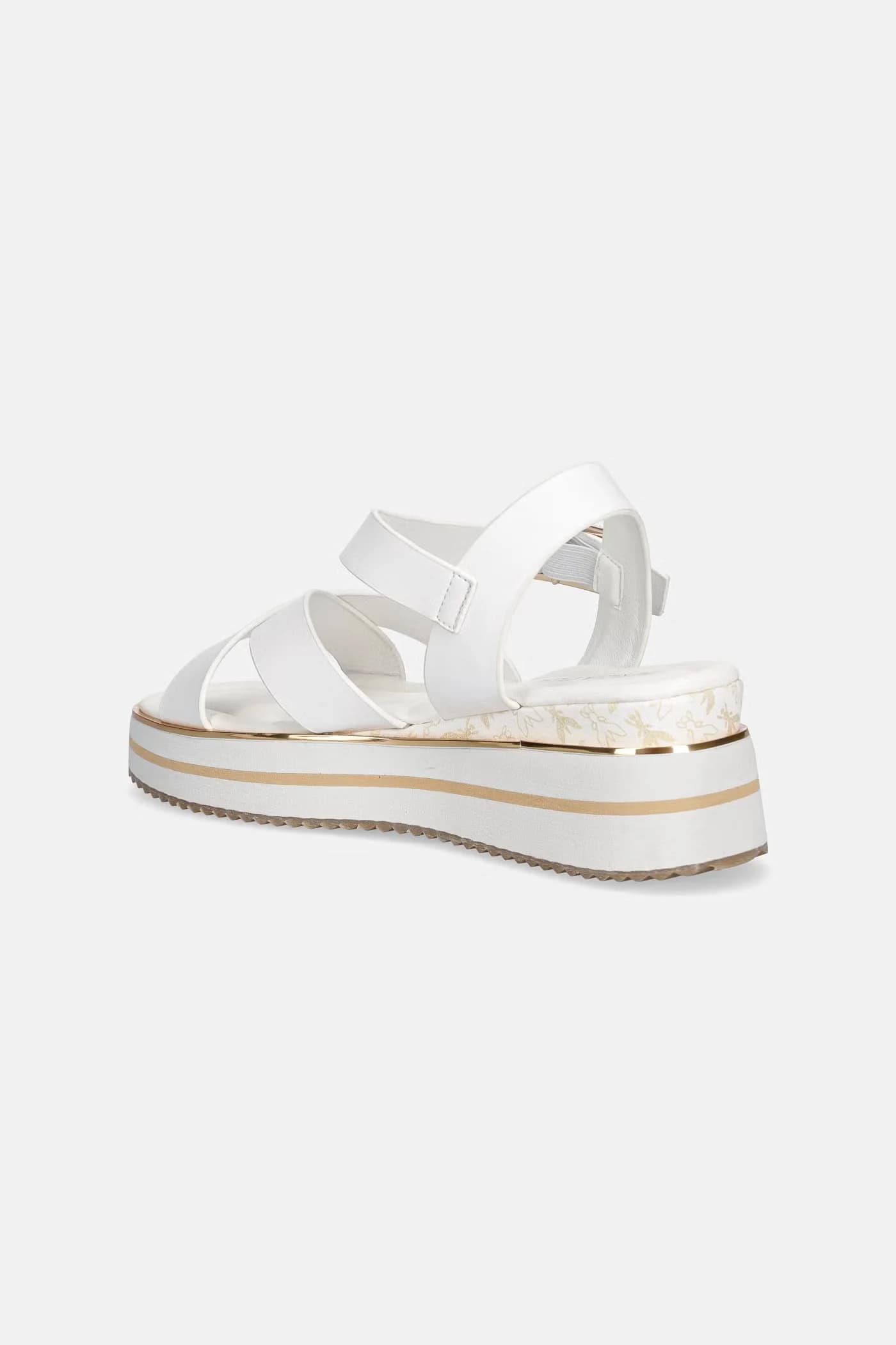 Детские кожаные босоножки на платформе. - фото 3