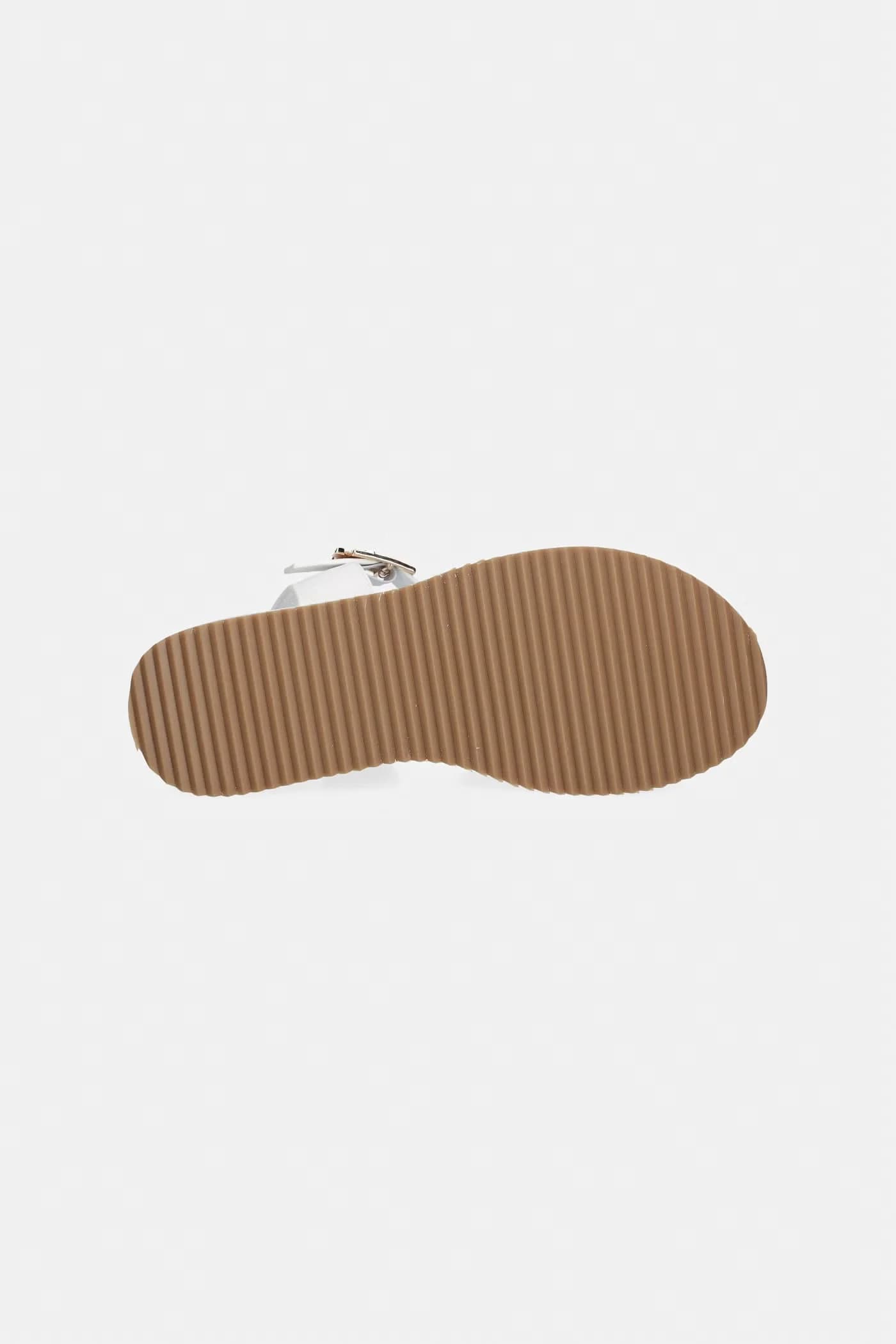 Детские кожаные босоножки на платформе. - фото 5