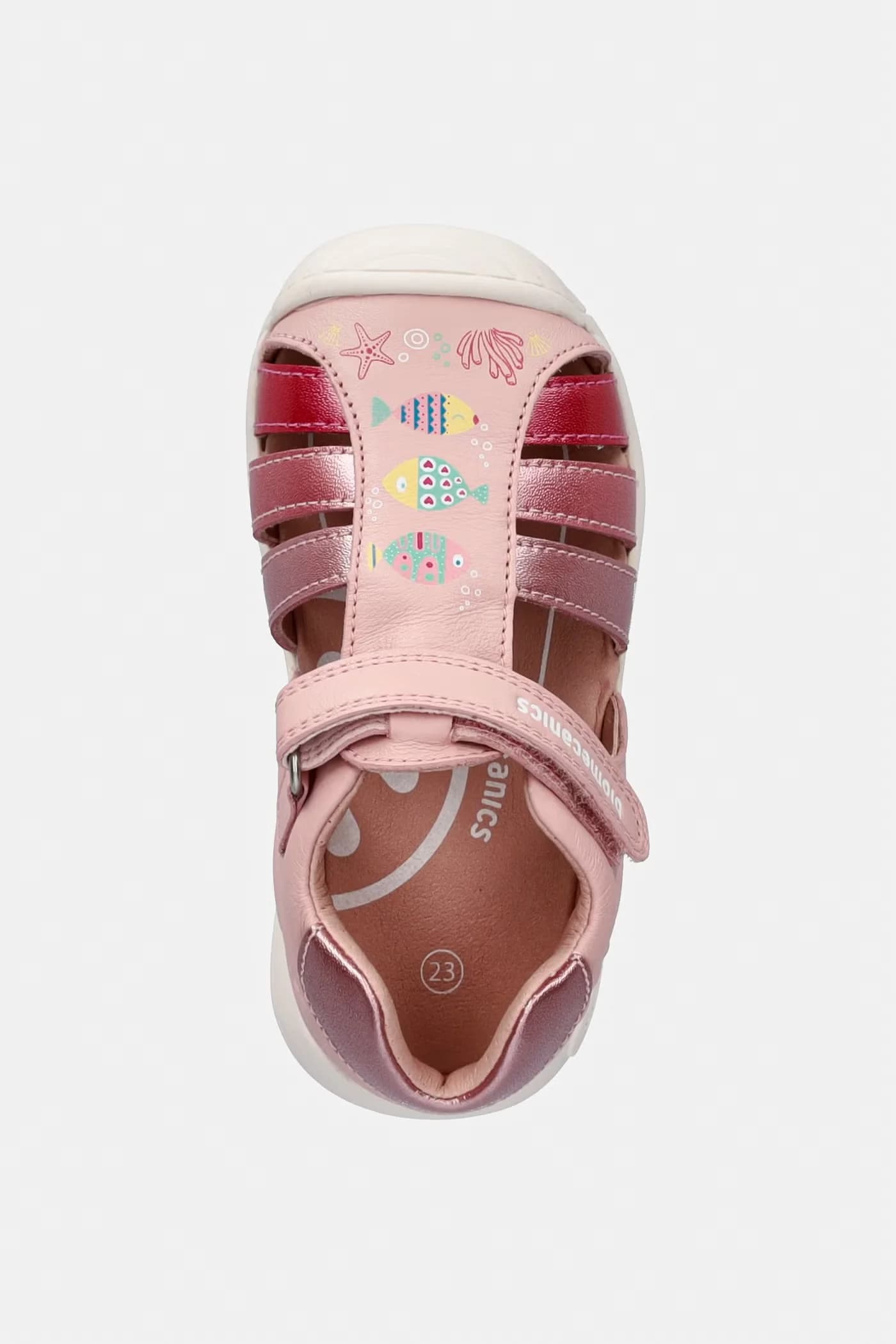 Кожаные детские сандалии - фото 4