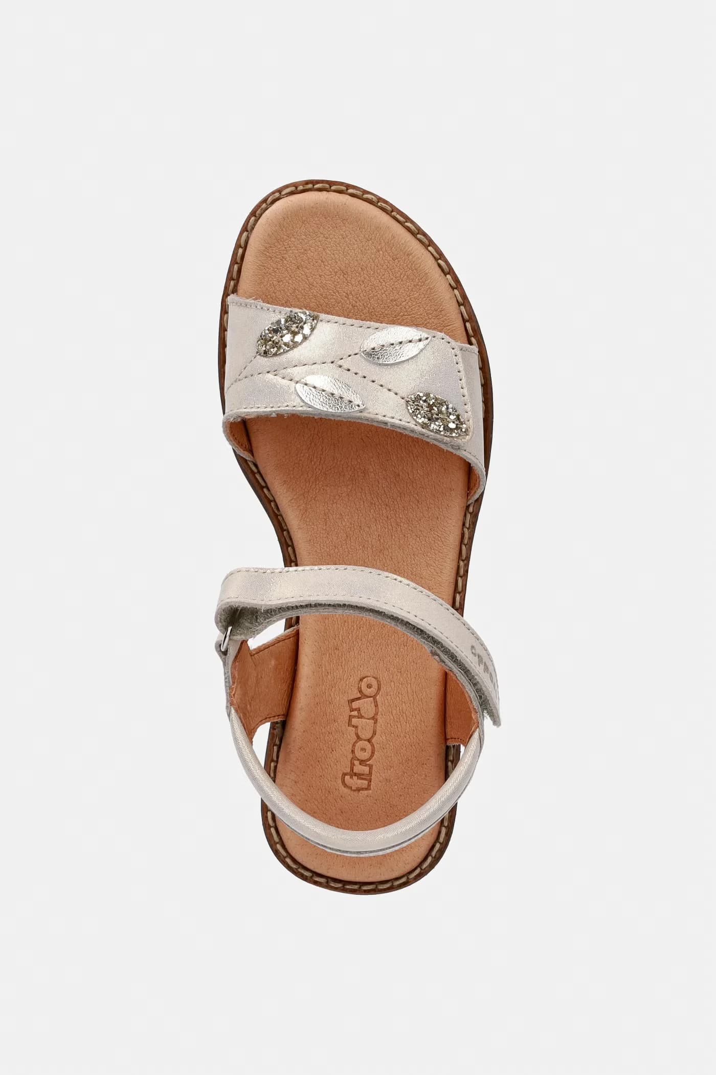 Детские кожаные сандалии LORINE LUNA - фото 4