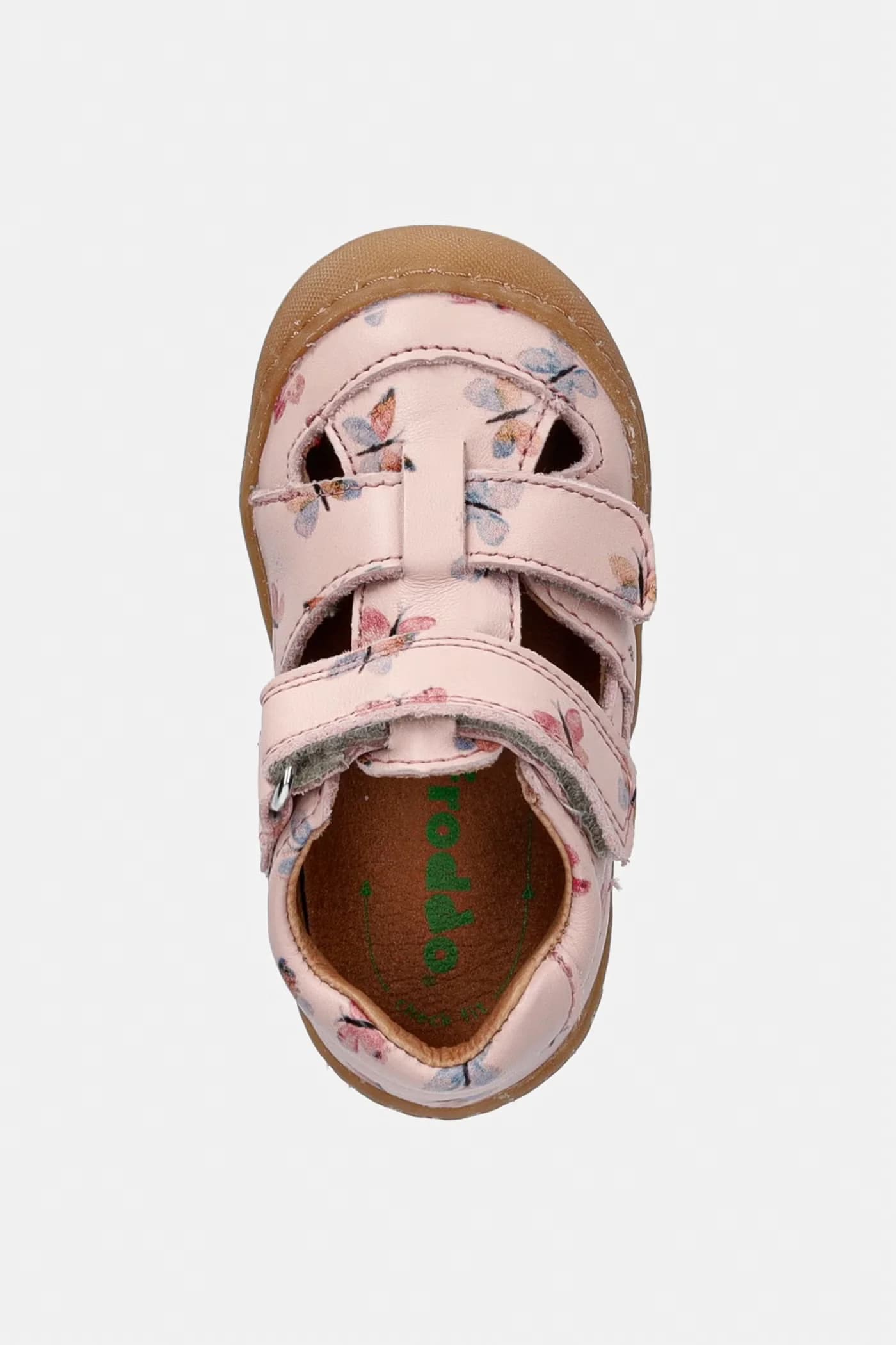 Детские кожаные босоножки с закрытым носком OLLIE SANDAL - фото 4