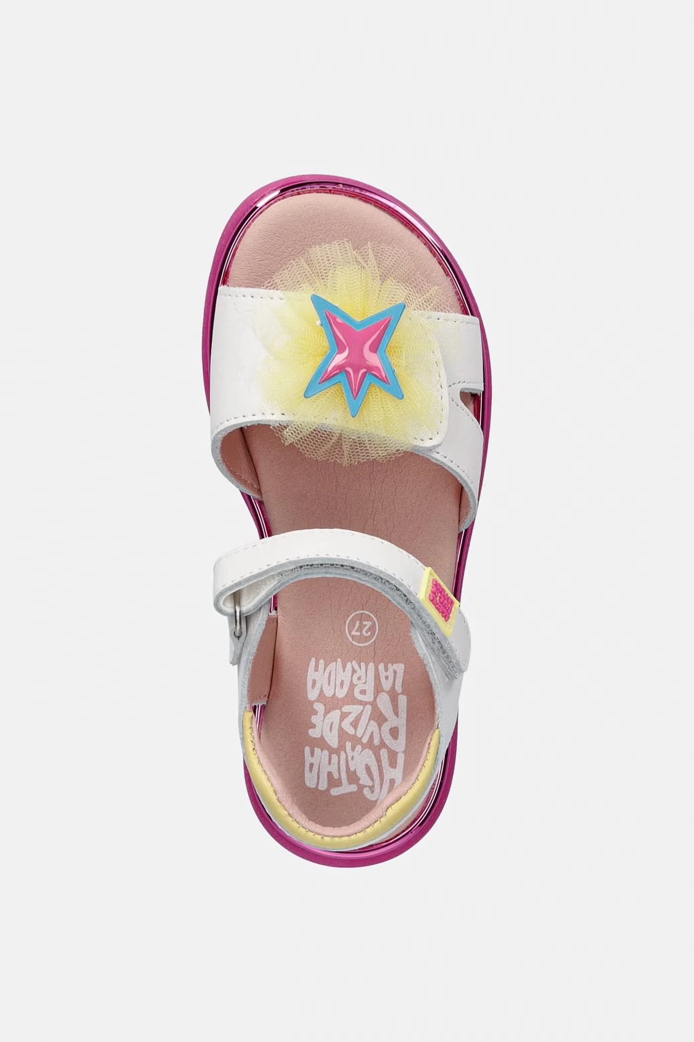 Кожаные детские сандалии - фото 4