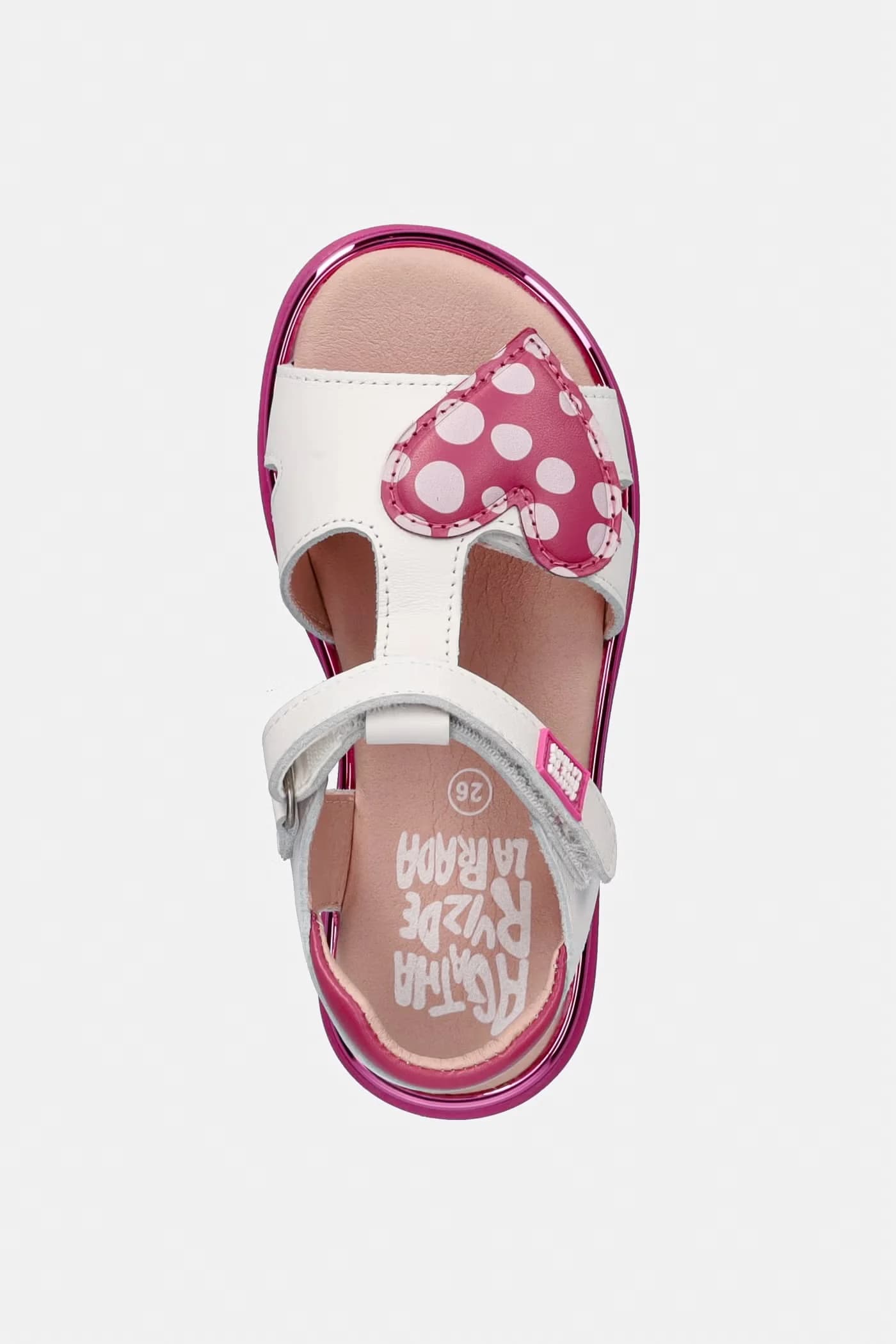 Кожаные детские сандалии - фото 4