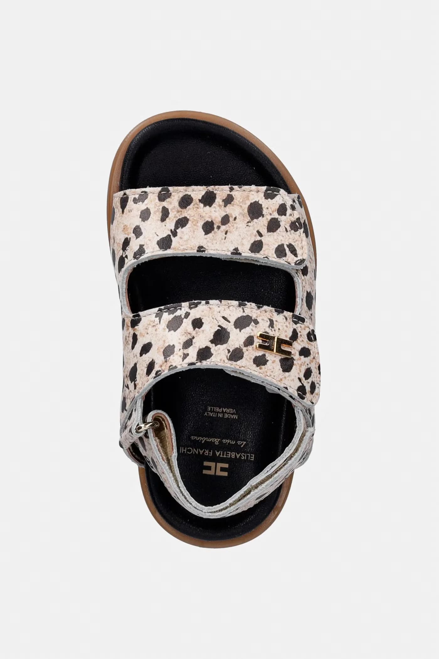 Детские кожаные сандалии - фото 4