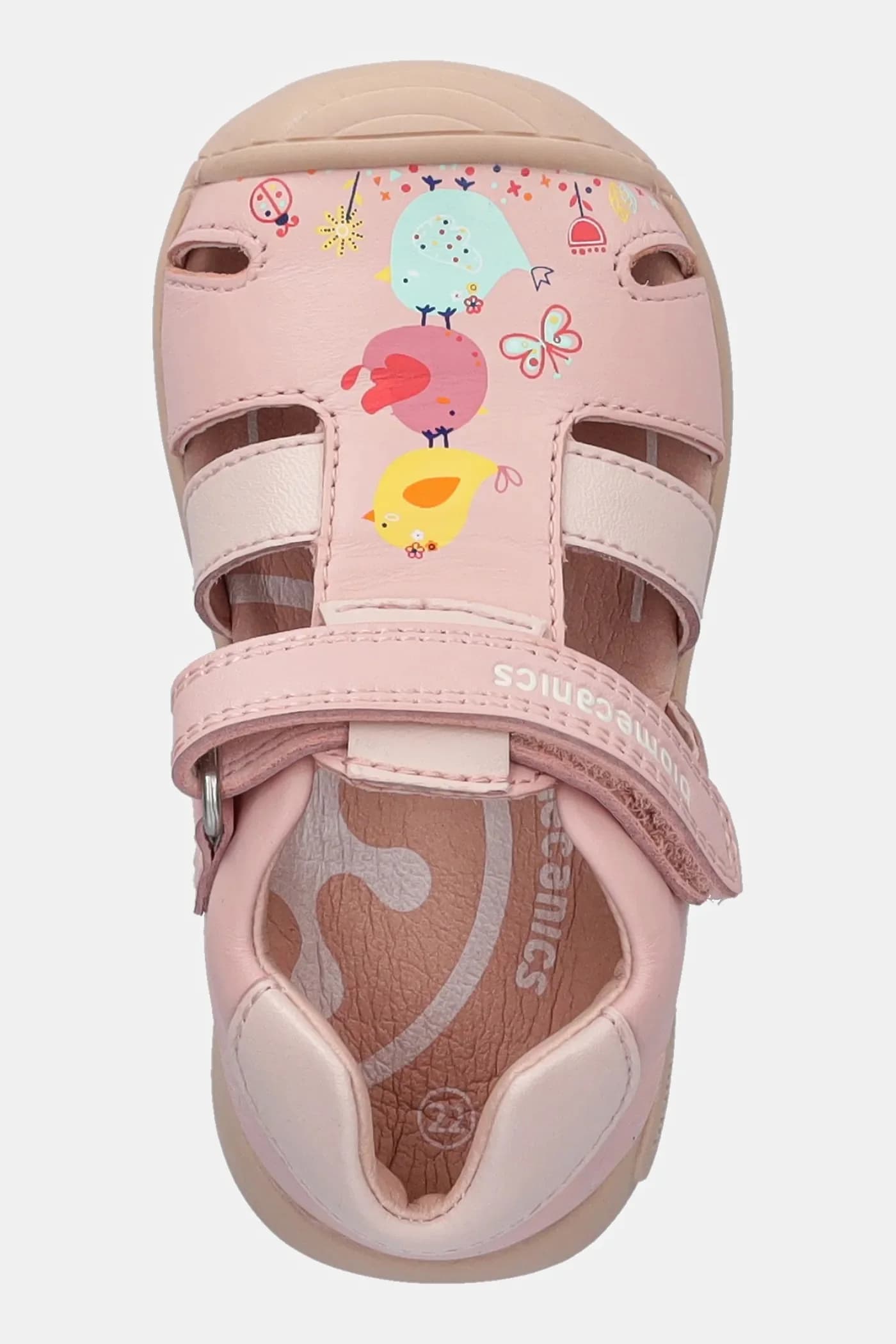 Детские кожаные сандалии - фото 4