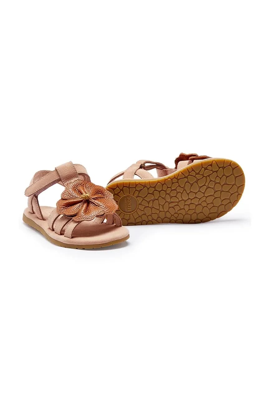 Детские кожаные сандалии Iles Fields Sandals Hibiscus
