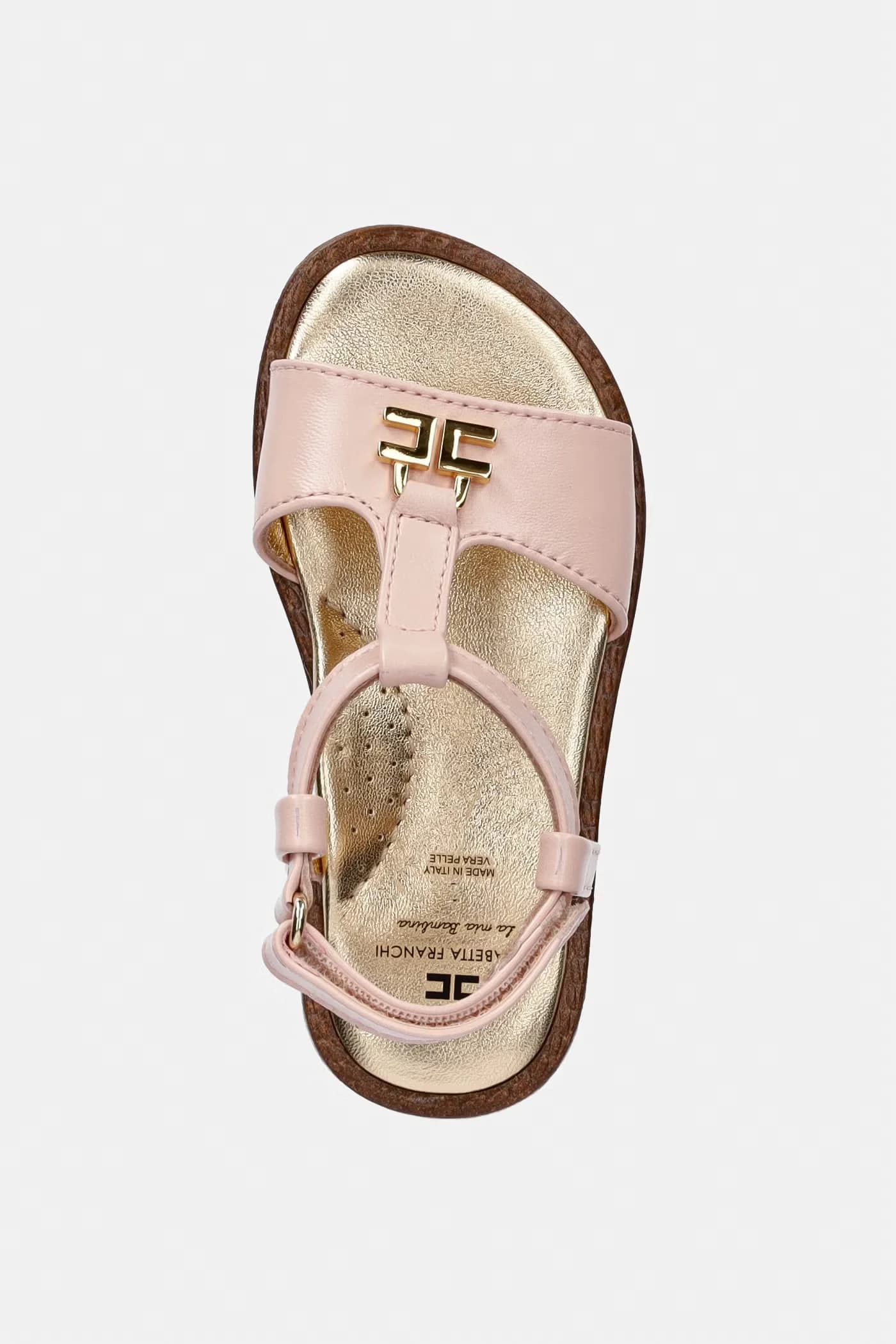 Детские кожаные сандалии - фото 4