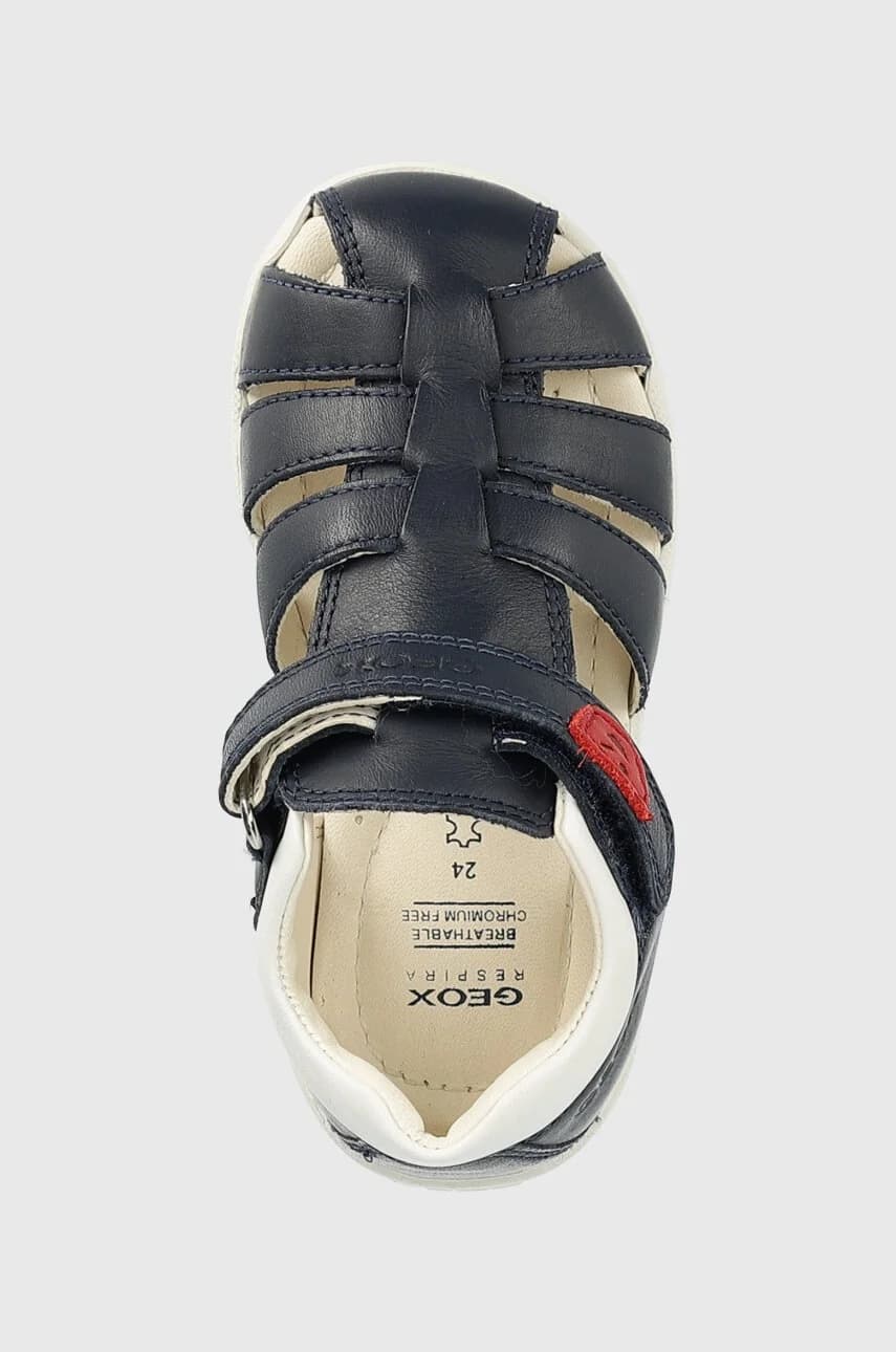 Детские кожаные сандалии - фото 4