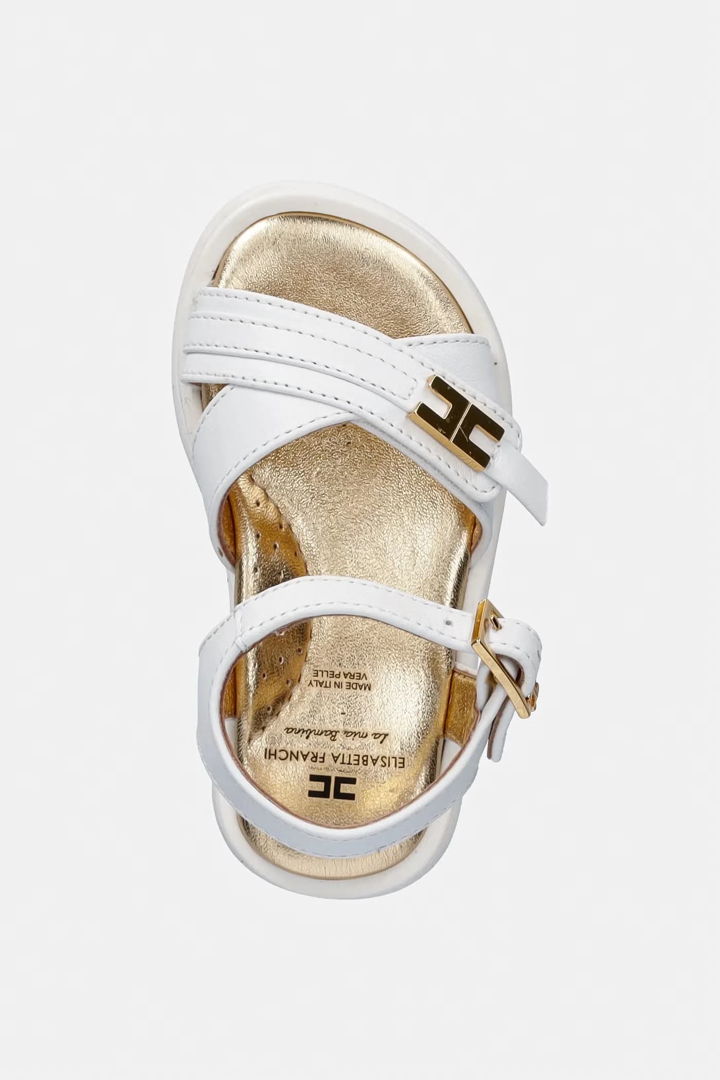 Детские кожаные сандалии - фото 4