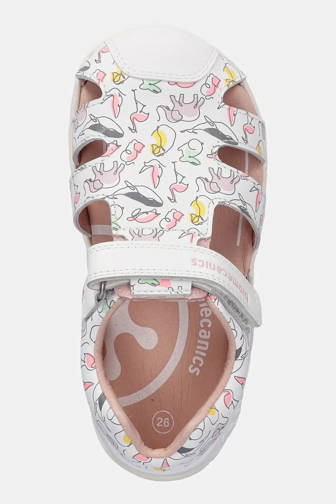 Детские кожаные сандалии - фото 4