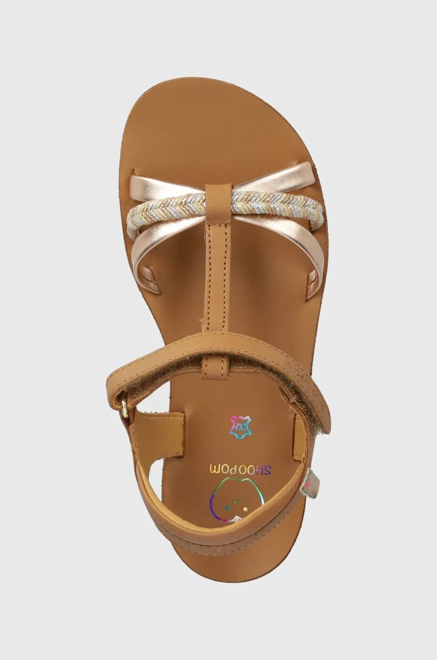 Детские кожаные сандалии GOA SALOME - фото 4