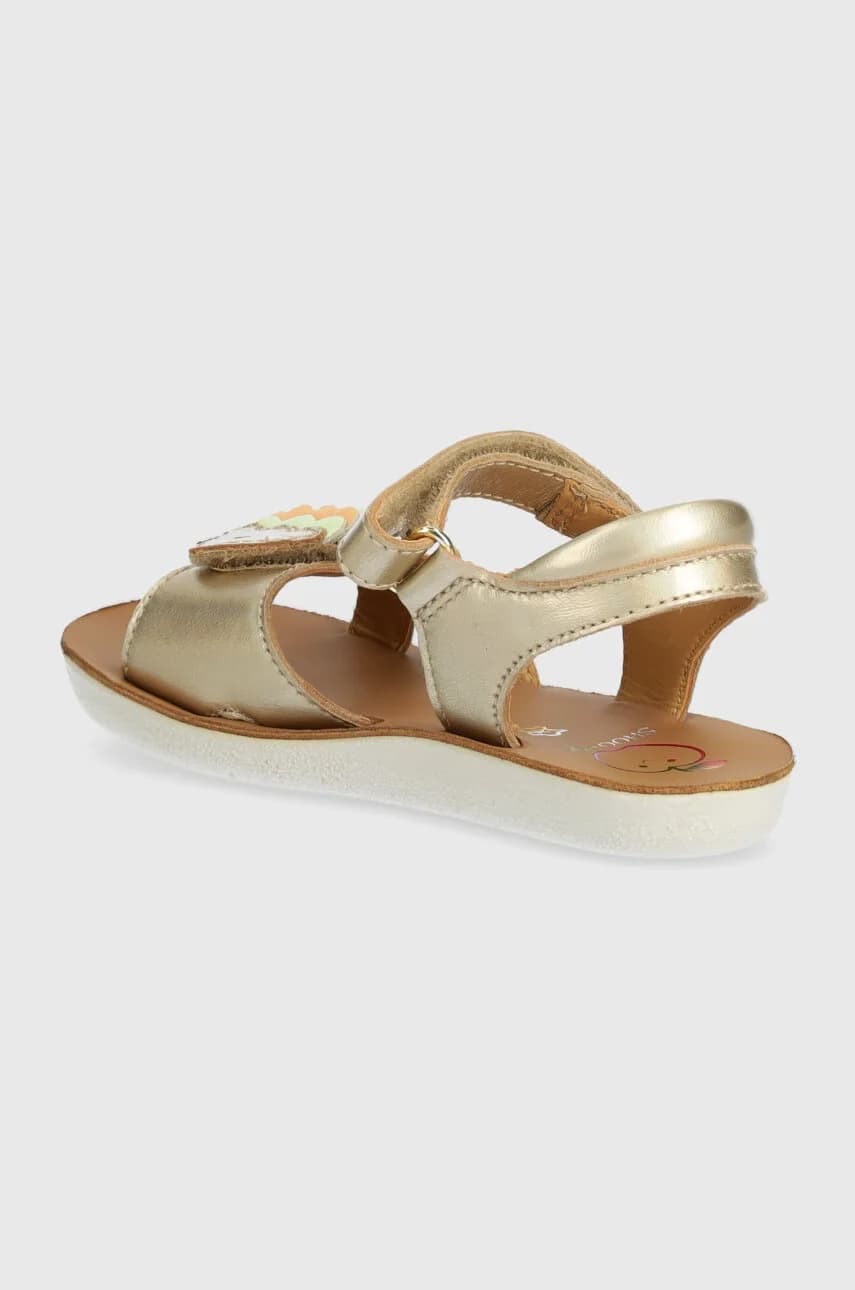 Детские кожаные сандалии GOA BUBULLE - фото 3