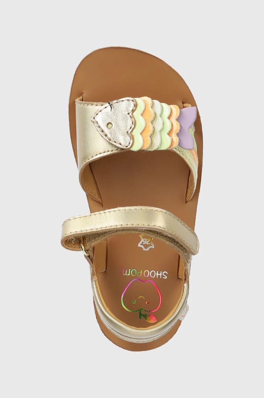 Детские кожаные сандалии GOA BUBULLE - фото 4