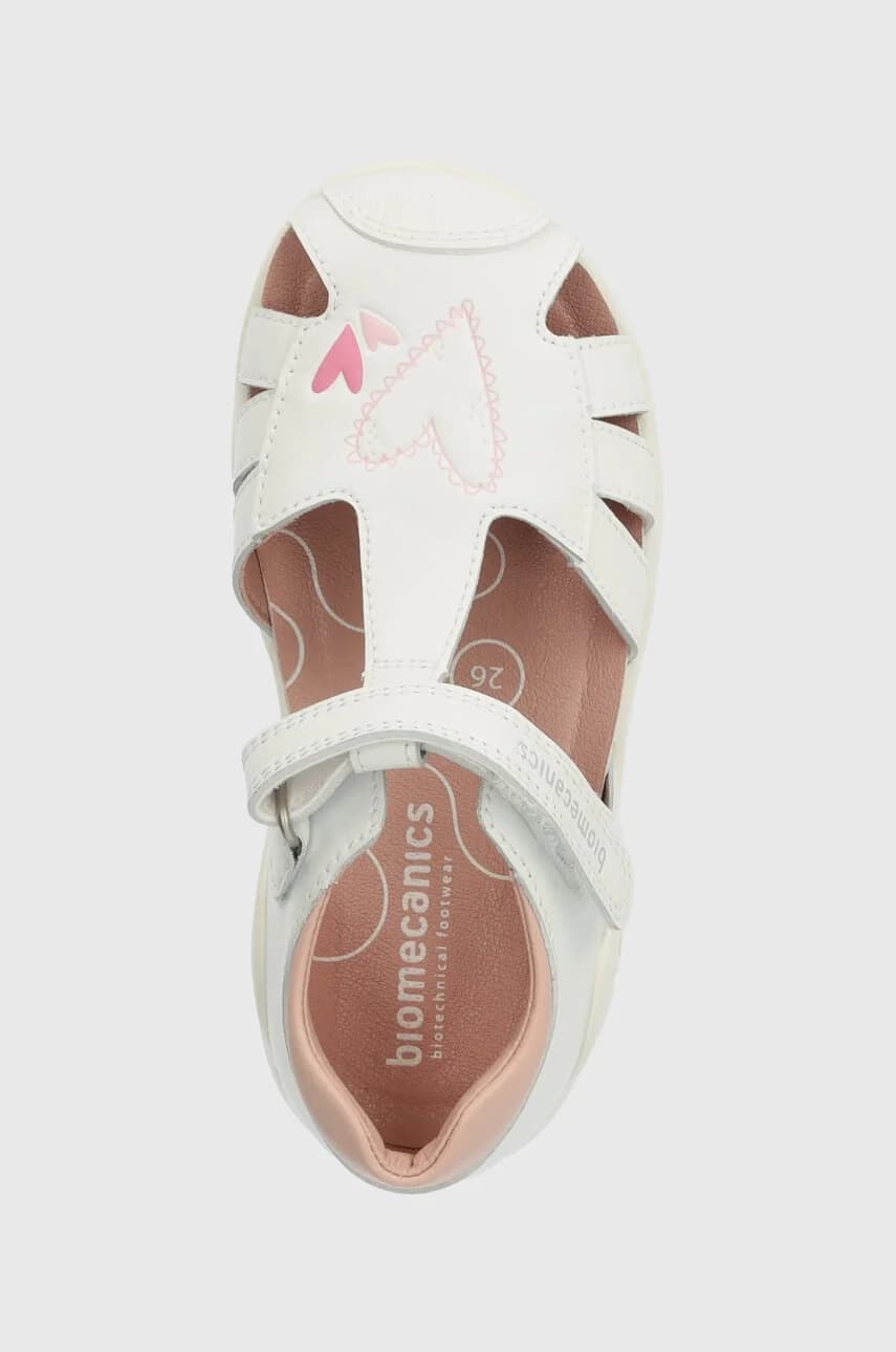 Детские кожаные сандалии - фото 4