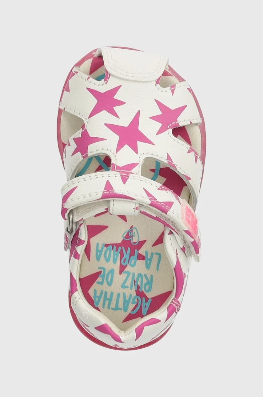 Детские кожаные сандалии - фото 4