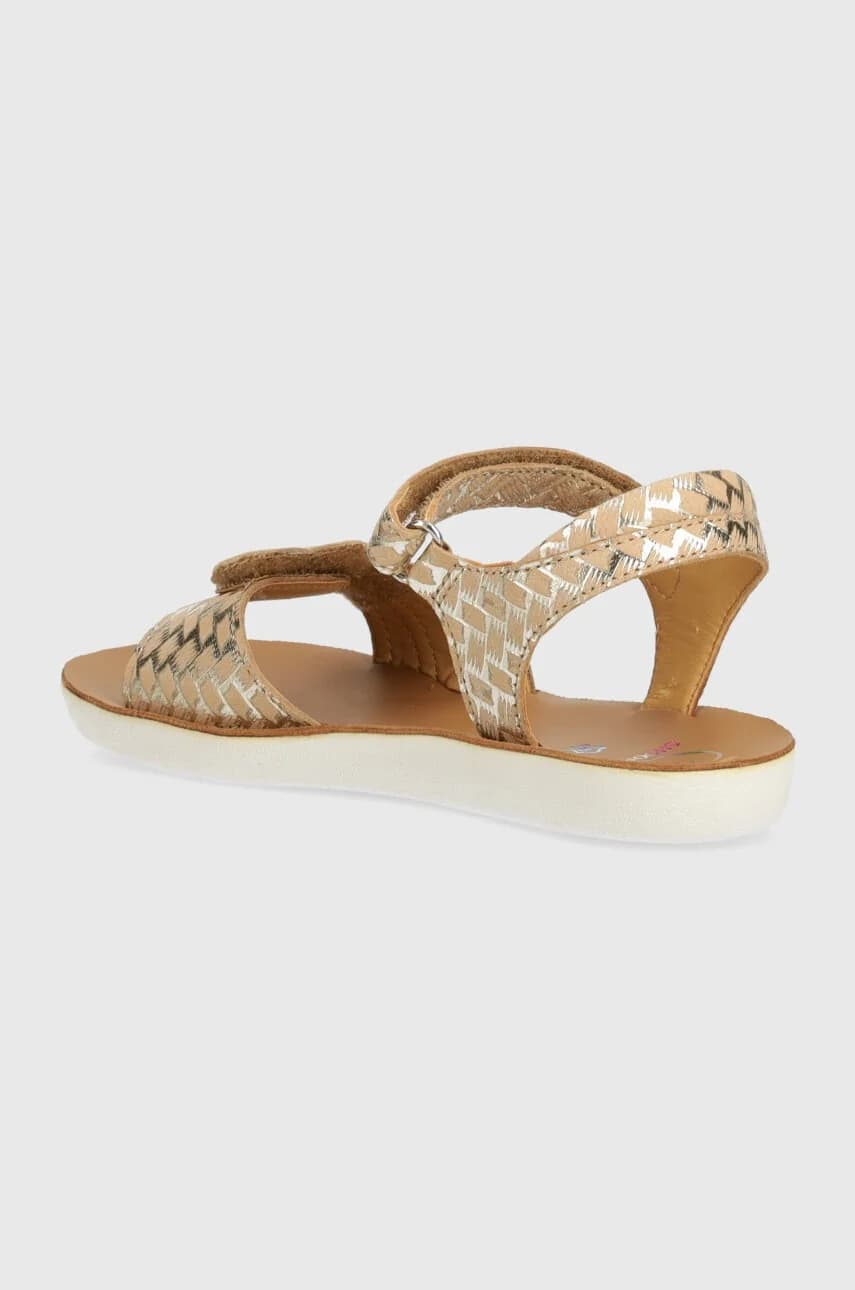 Детские кожаные сандалии GOA HEART - фото 3