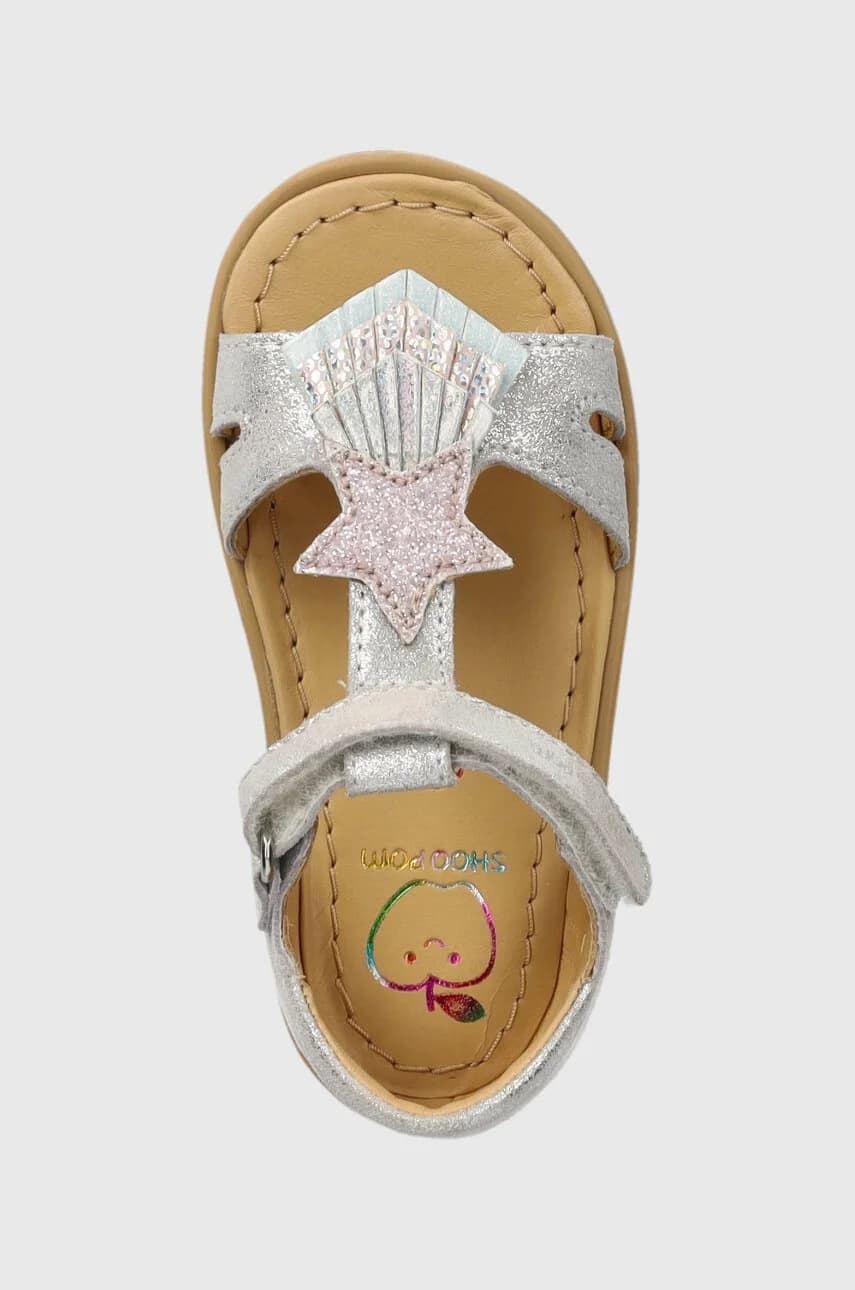 Детские замшевые сандалии - фото 4