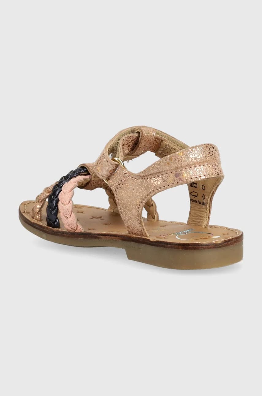 Детские кожаные сандалии - фото 3