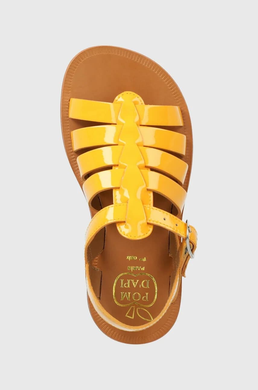 Детские кожаные сандалии - фото 4