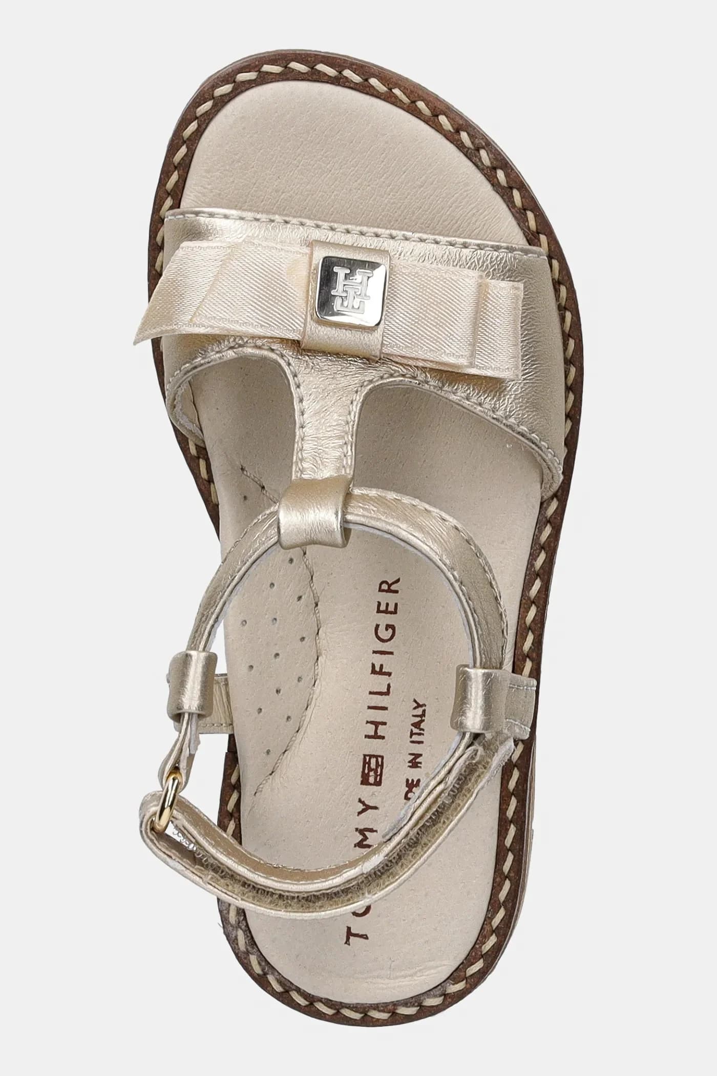 Детские кожаные сандалии - фото 4