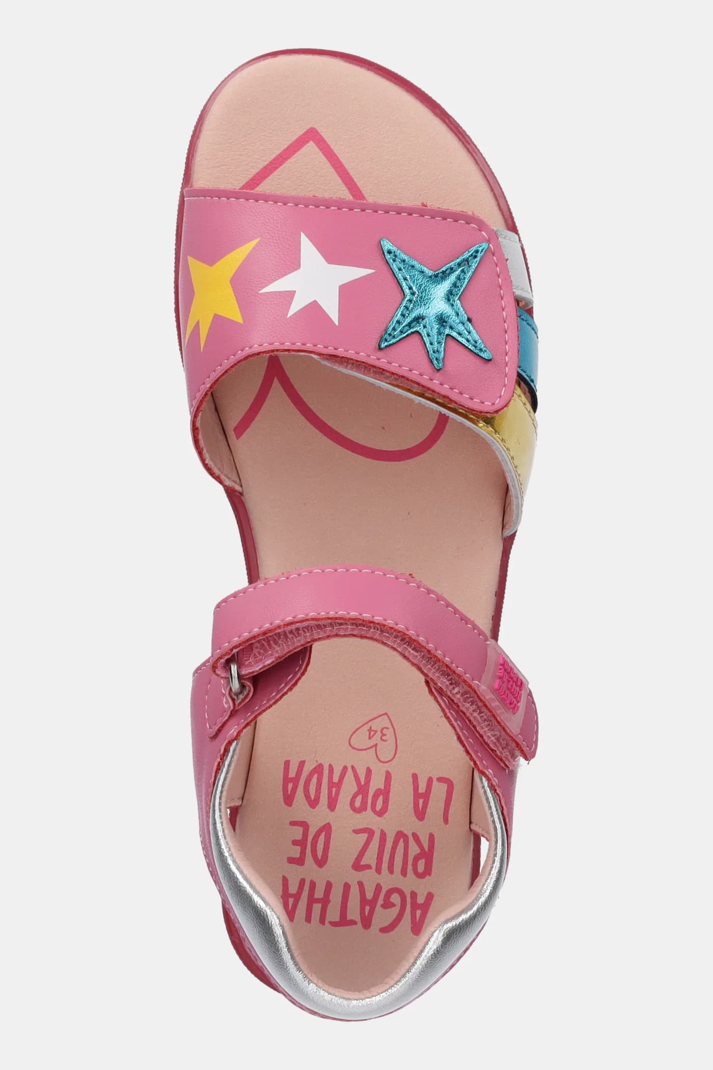 Детские кожаные сандалии - фото 4