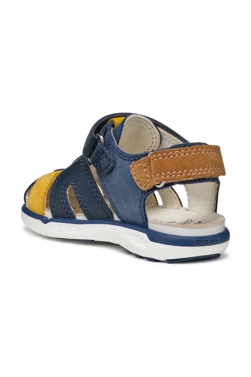 Детские кожаные сандалии - фото 4