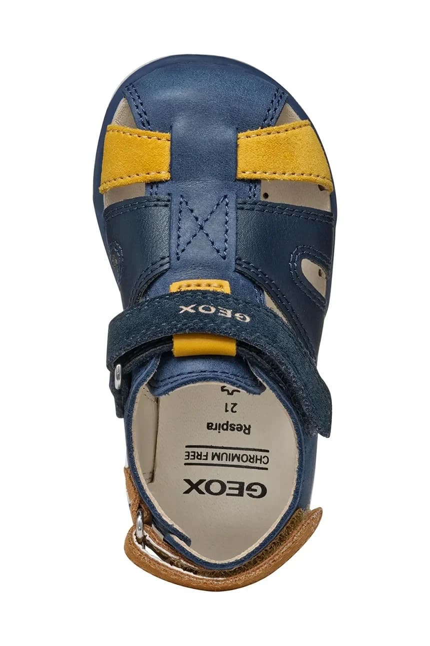 Детские кожаные сандалии - фото 5