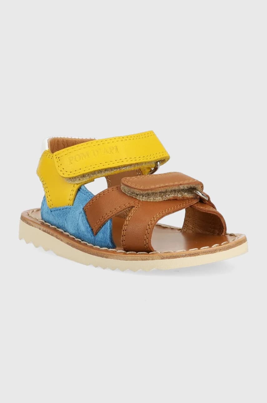 Детские кожаные сандалии - фото 2