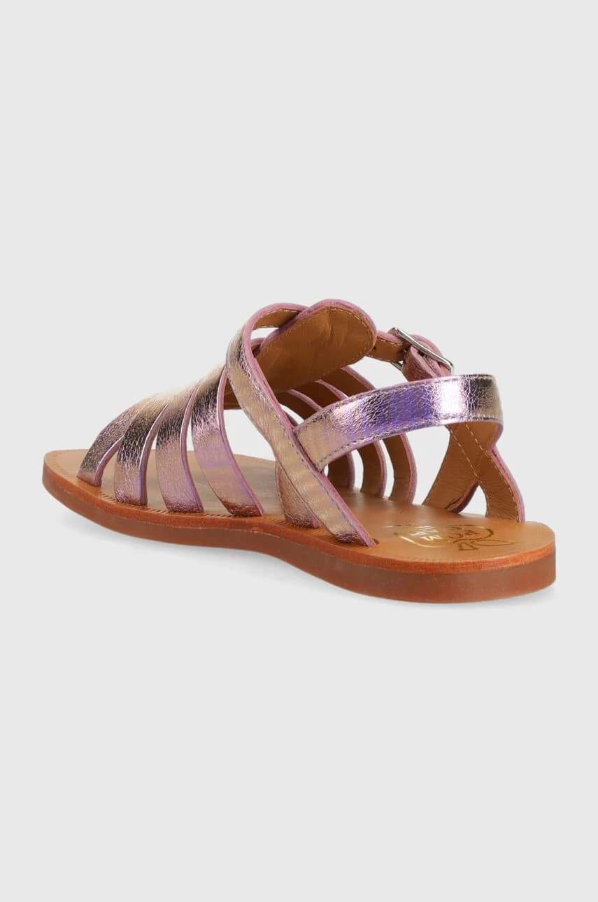 Детские кожаные сандалии - фото 3